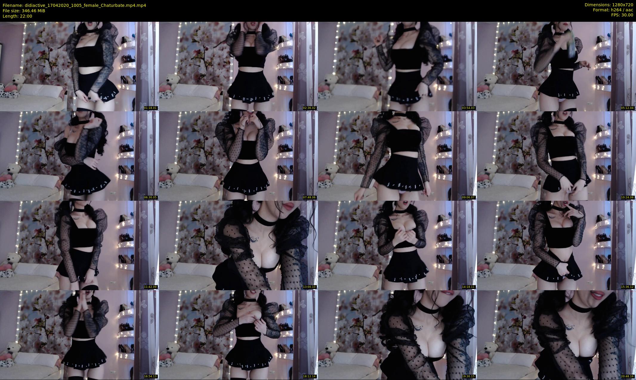 didiactive — 22 minute Chaturbate female cam show recording, 720p, Apr 17, 2020