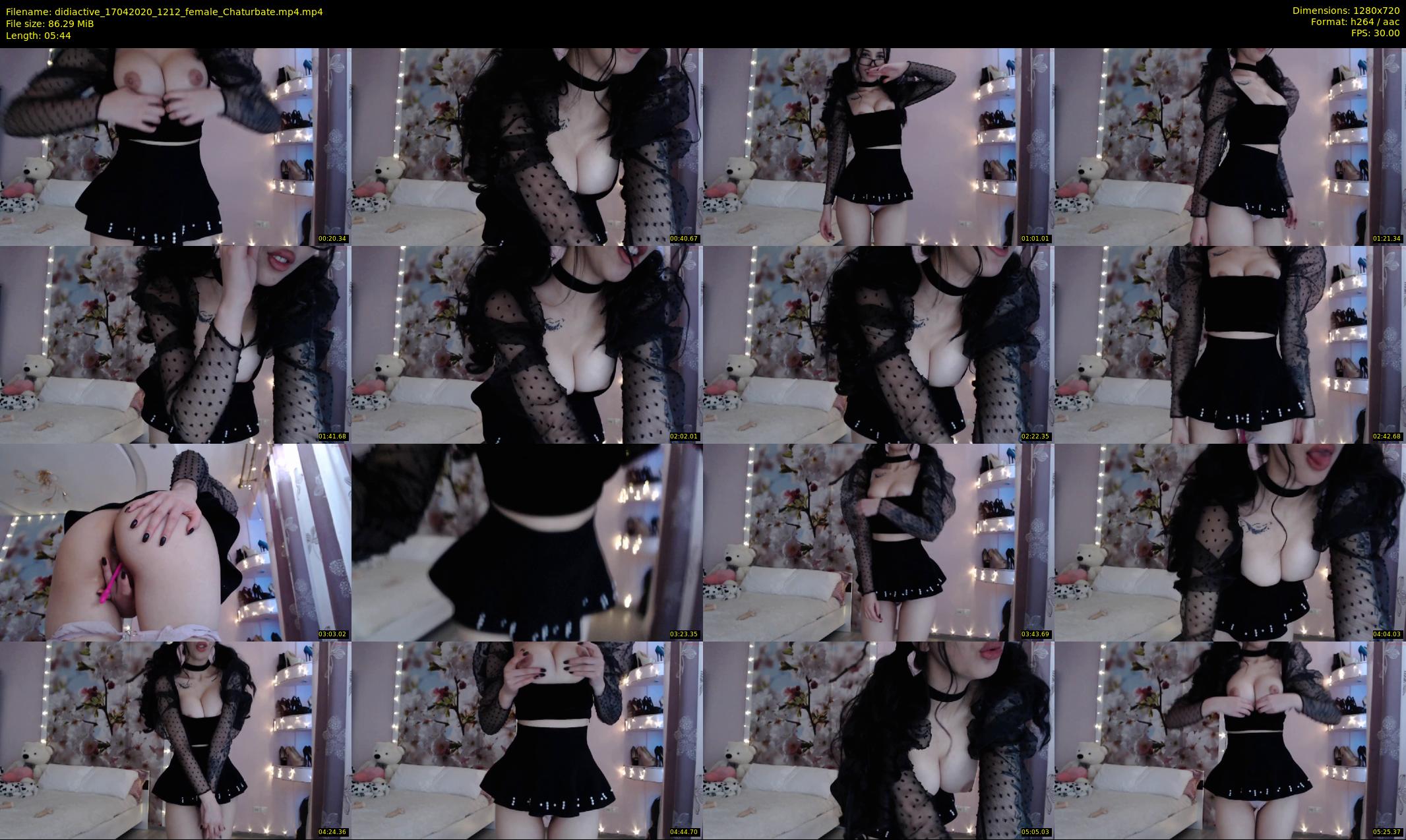 didiactive — 6 minute Chaturbate female cam show recording, 720p, Apr 17, 2020