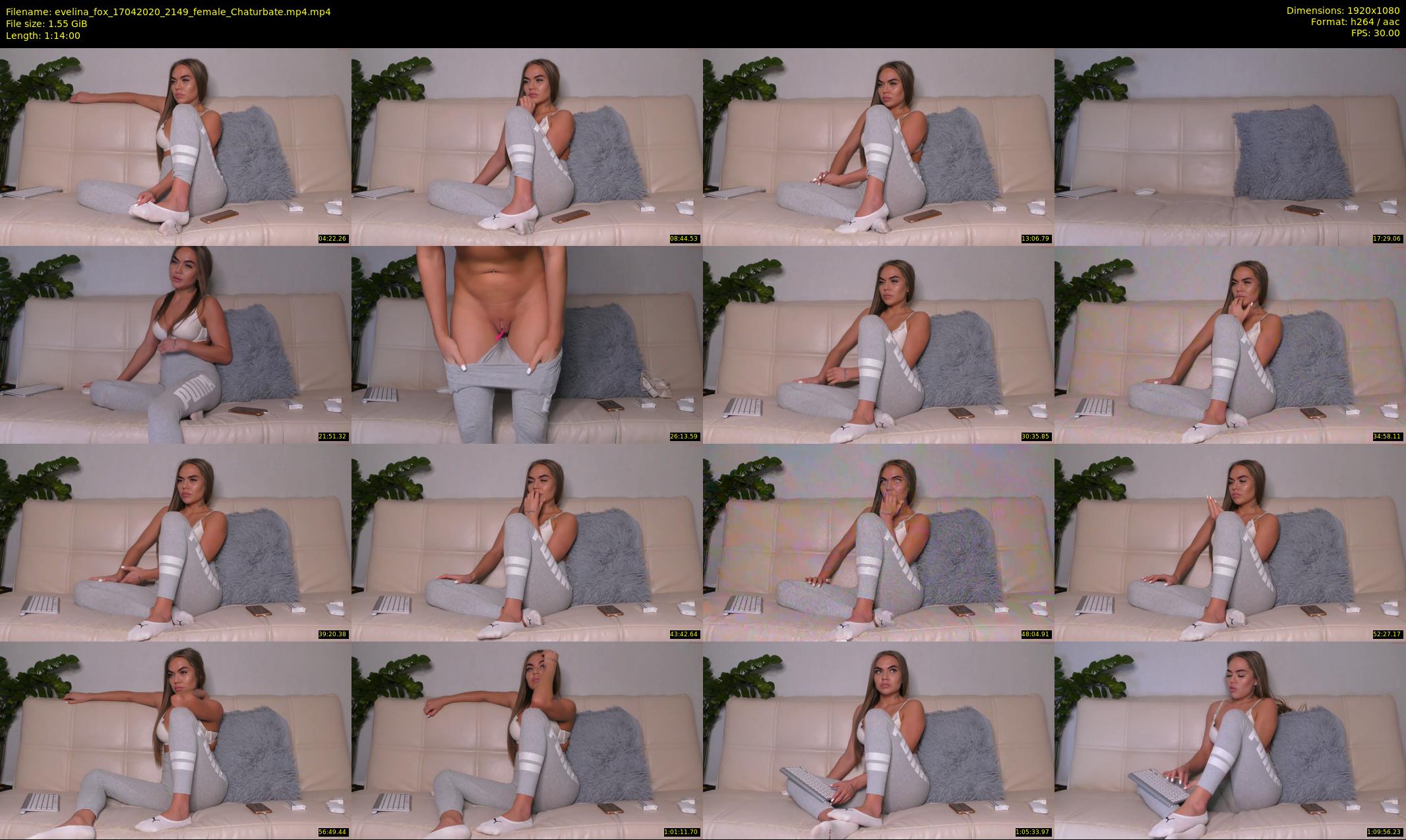 evelina_fox — 74 minute Chaturbate female cam show recording, 1080p, Apr 17, 2020