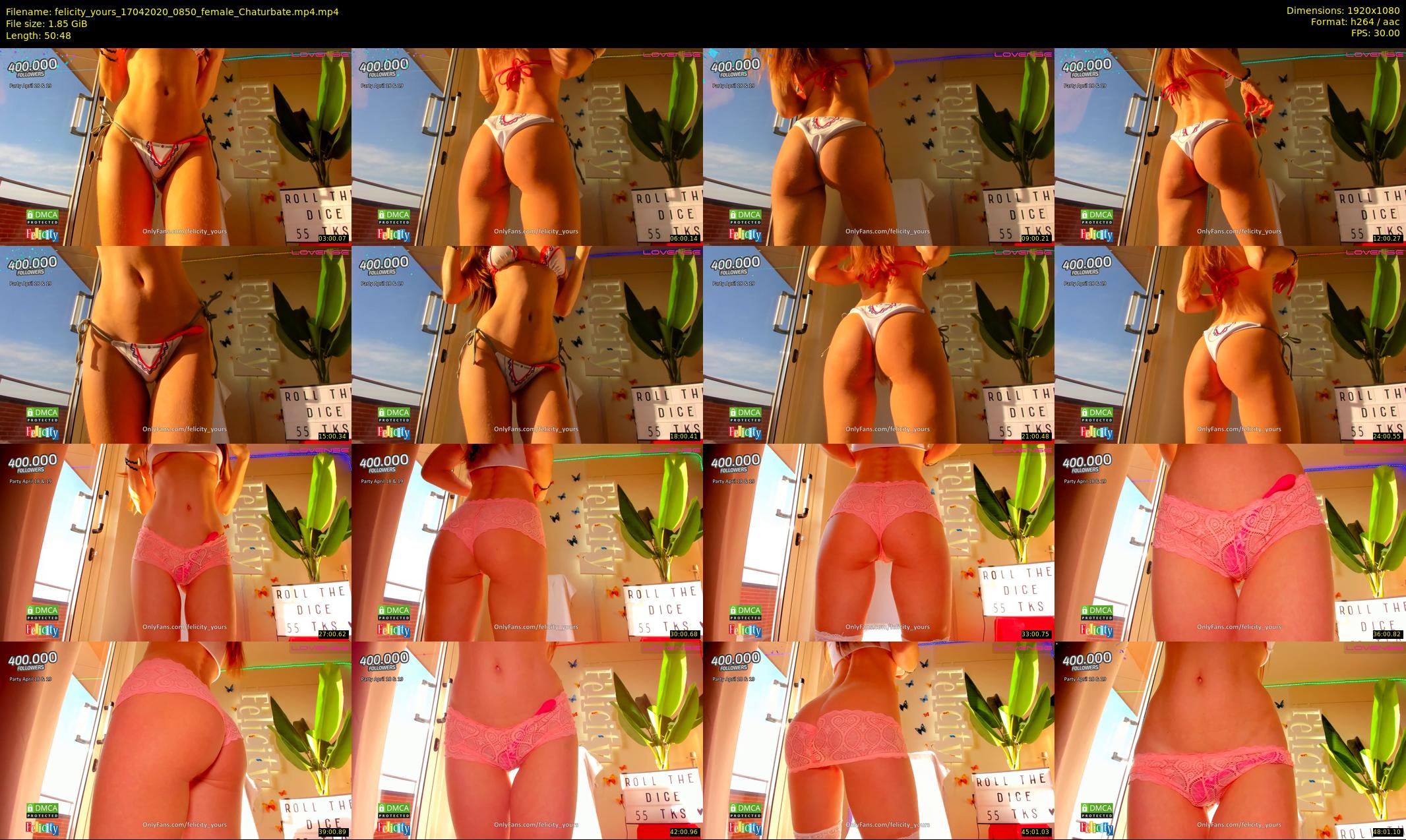 felicity_yours — 51 minute Chaturbate female cam show recording, 1080p, Apr 17, 2020