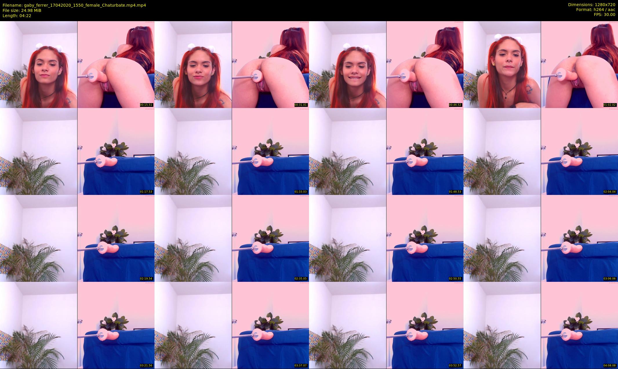gaby_ferrer — 5 minute Chaturbate female cam show recording, 720p, Apr 17, 2020