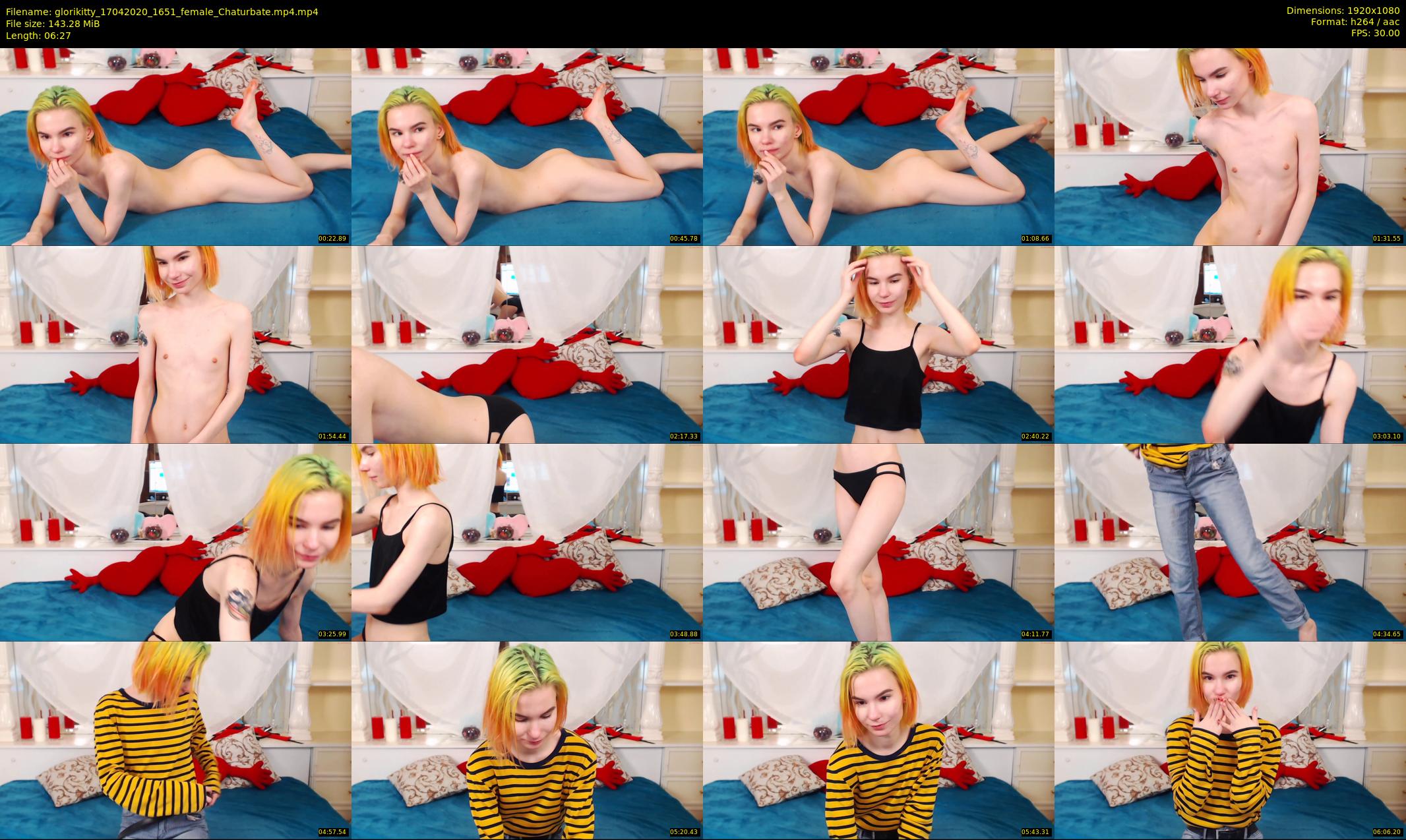 glorikitty — 7 minute Chaturbate female cam show recording, 1080p, Apr 17, 2020