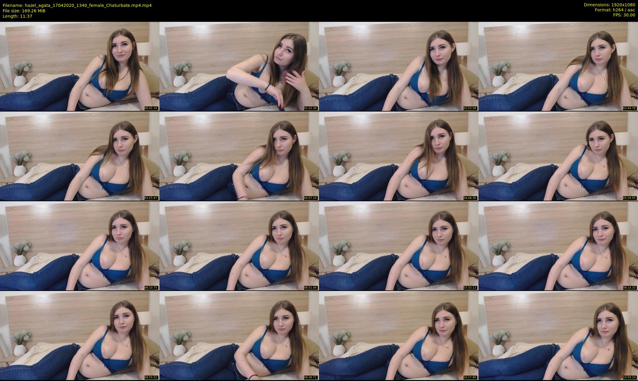 hazel_agata — 12 minute Chaturbate female cam show recording, 1080p, Apr 17, 2020