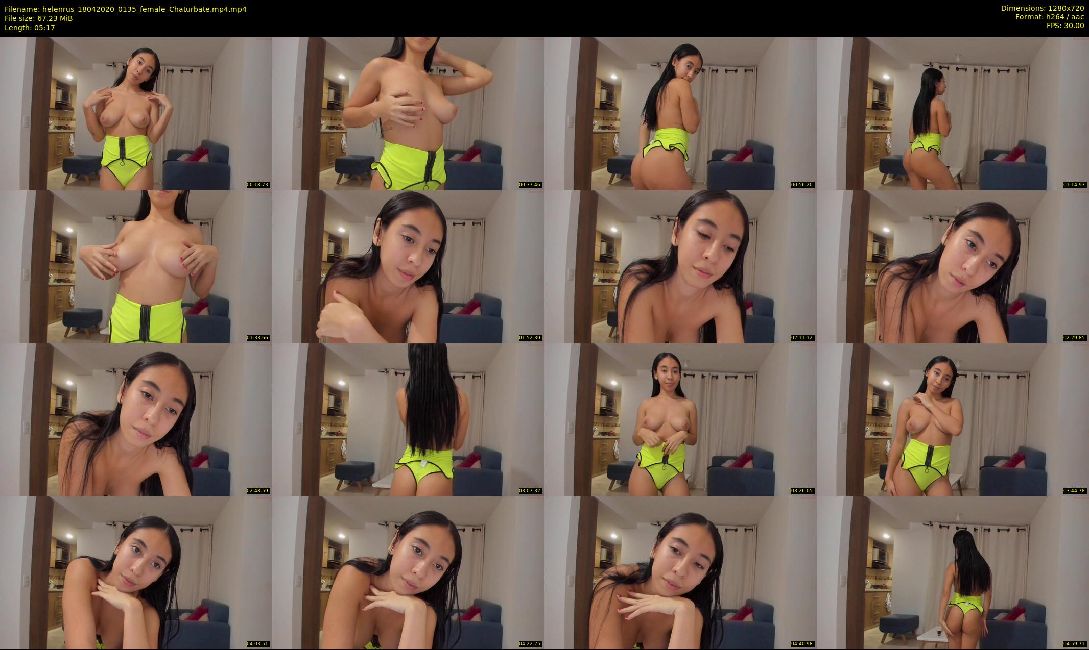 helenrus — 6 minute Chaturbate female cam show recording, 720p, Apr 18, 2020