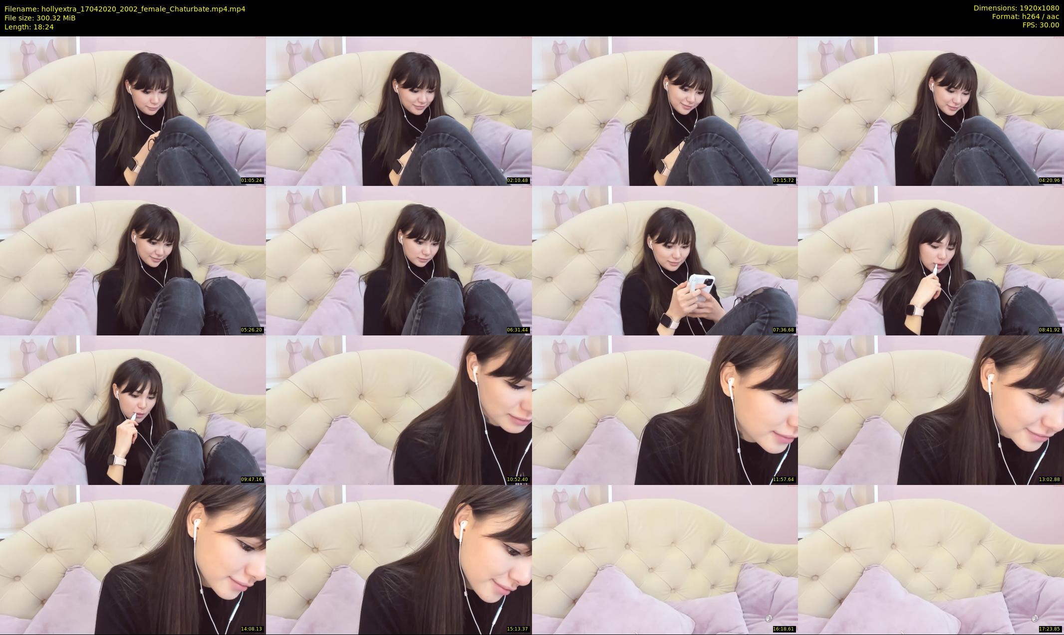 hollyextra — 19 minute Chaturbate female cam show recording, 1080p, Apr 17, 2020