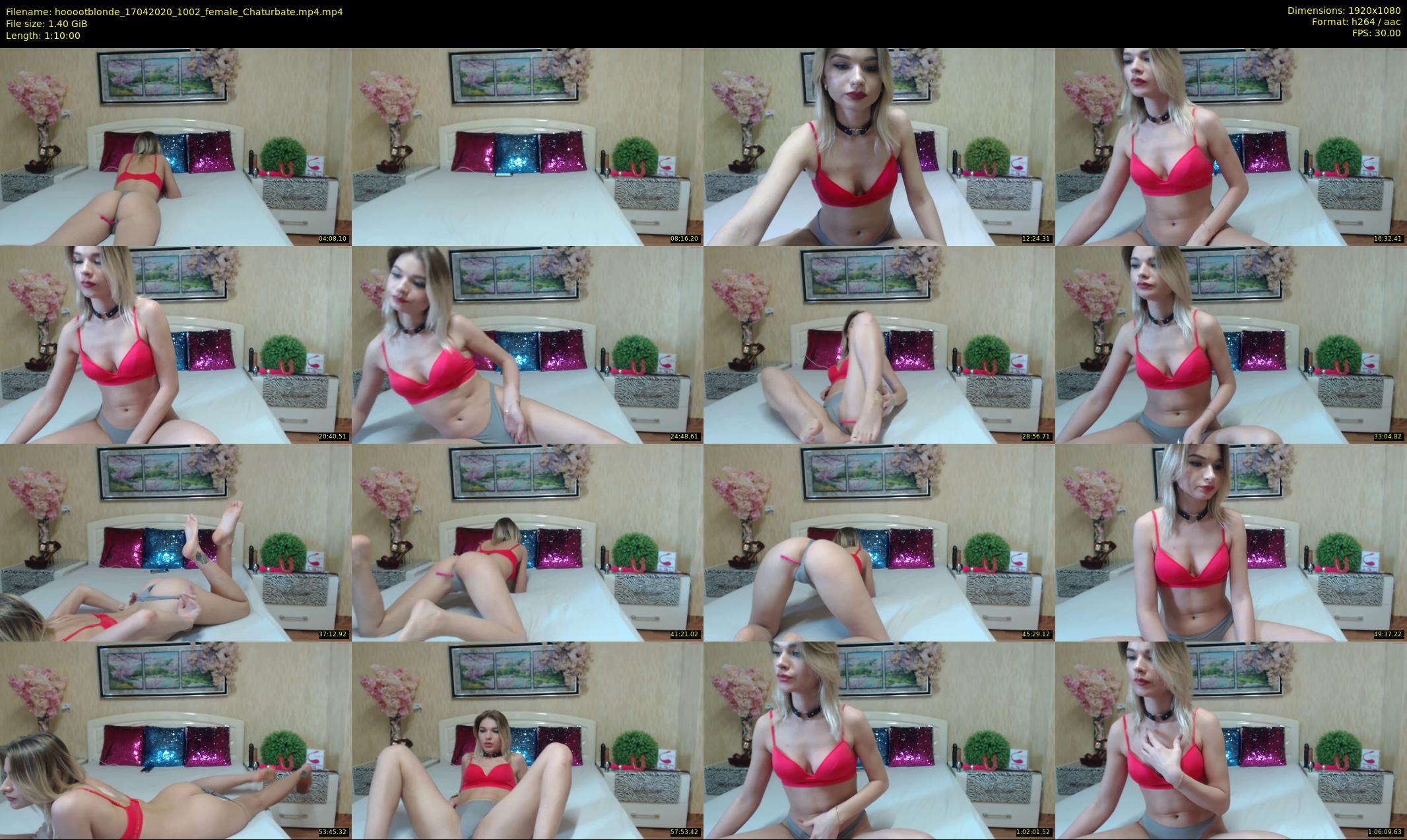 hooootblonde — 70 minute Chaturbate female cam show recording, 1080p, Apr 17, 2020