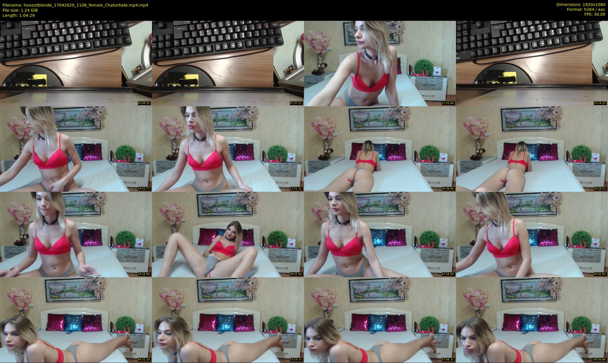 hooootblonde — 65 minute Chaturbate female cam show recording, 1080p, Apr 17, 2020