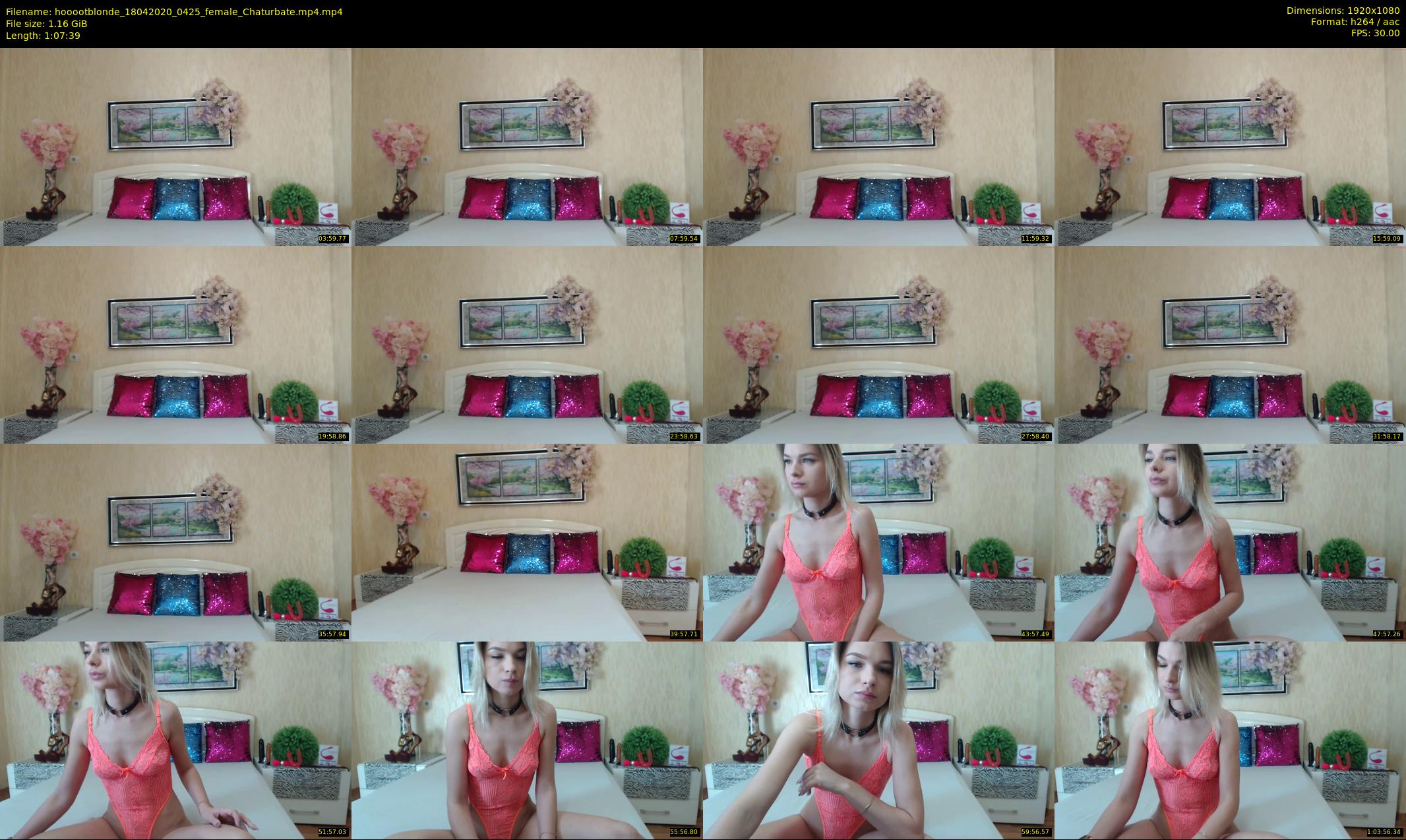hooootblonde — 68 minute Chaturbate female cam show recording, 1080p, Apr 18, 2020