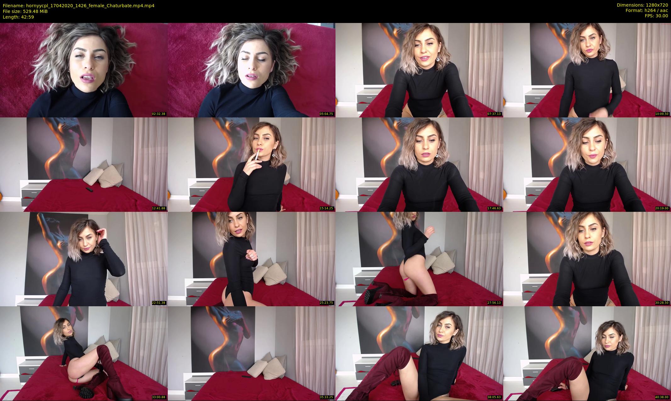 hornyycpl — 43 minute Chaturbate couple cam show recording, 720p, Apr 17, 2020