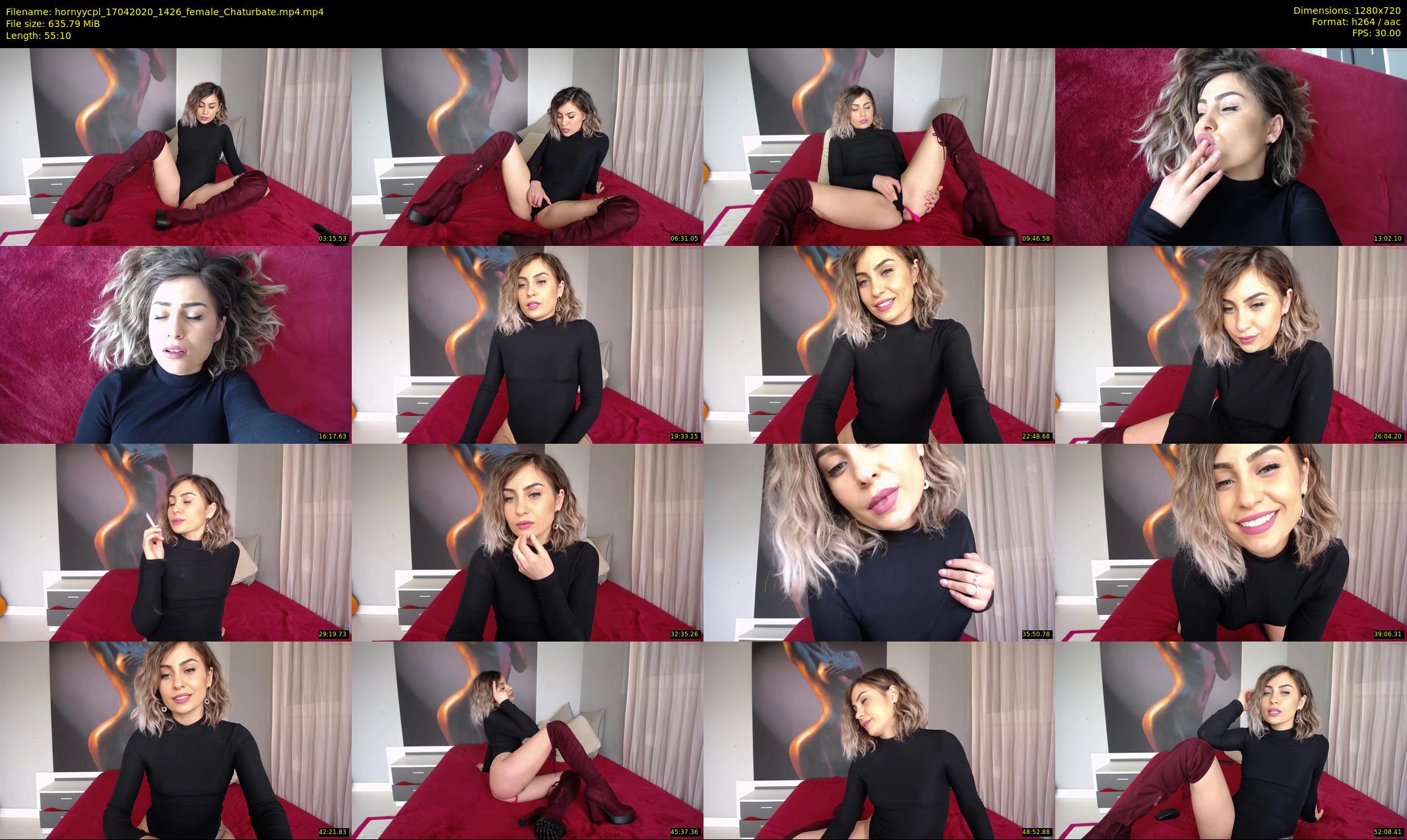 hornyycpl — 56 minute Chaturbate couple cam show recording, 720p, Apr 17, 2020