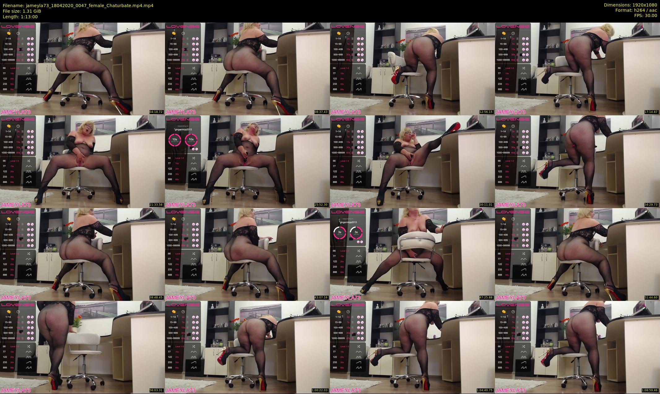 jameyla73 — 73 minute Chaturbate female cam show recording, 1080p, Apr 18, 2020