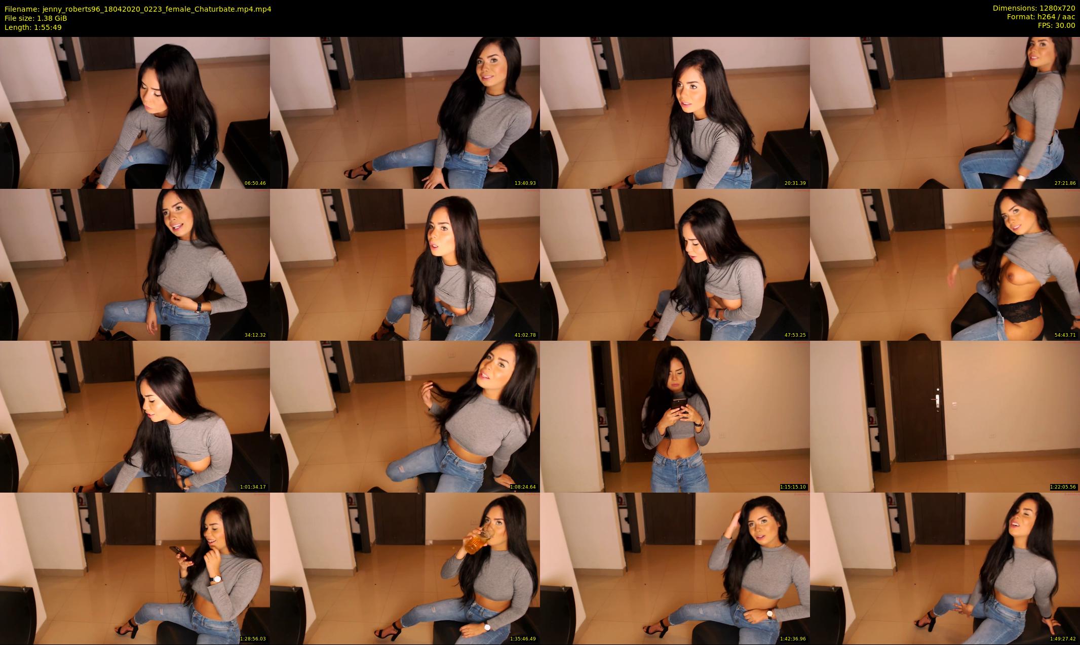 jenny_roberts96 — 116 minute Chaturbate female cam show recording, 720p, Apr 18, 2020