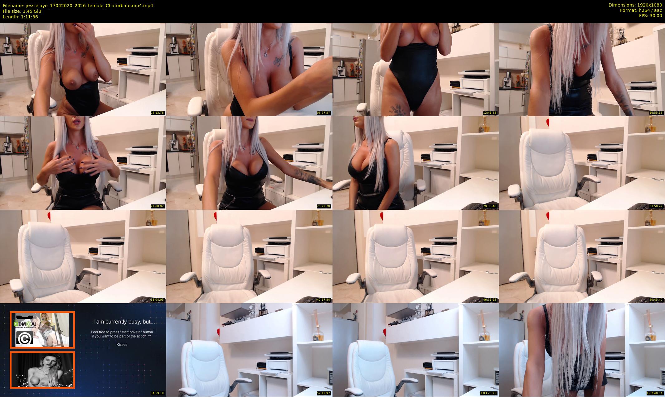 jessiejaye — 72 minute Chaturbate female cam show recording, 1080p, Apr 17, 2020