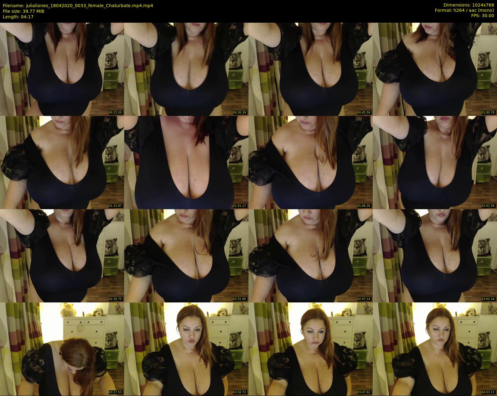 julialiones — 5 minute Chaturbate female cam show recording, 720p, Apr 18, 2020