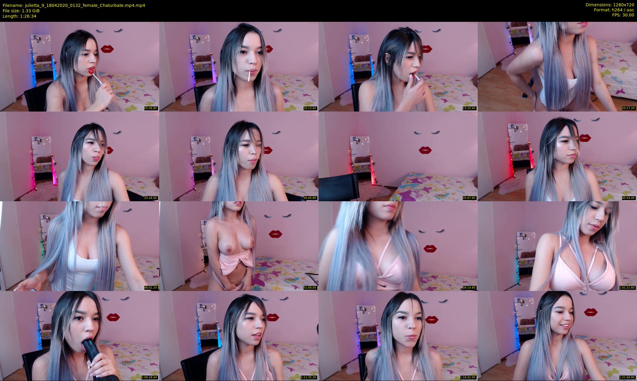 julietta_9 — 87 minute Chaturbate female cam show recording, 720p, Apr 18, 2020