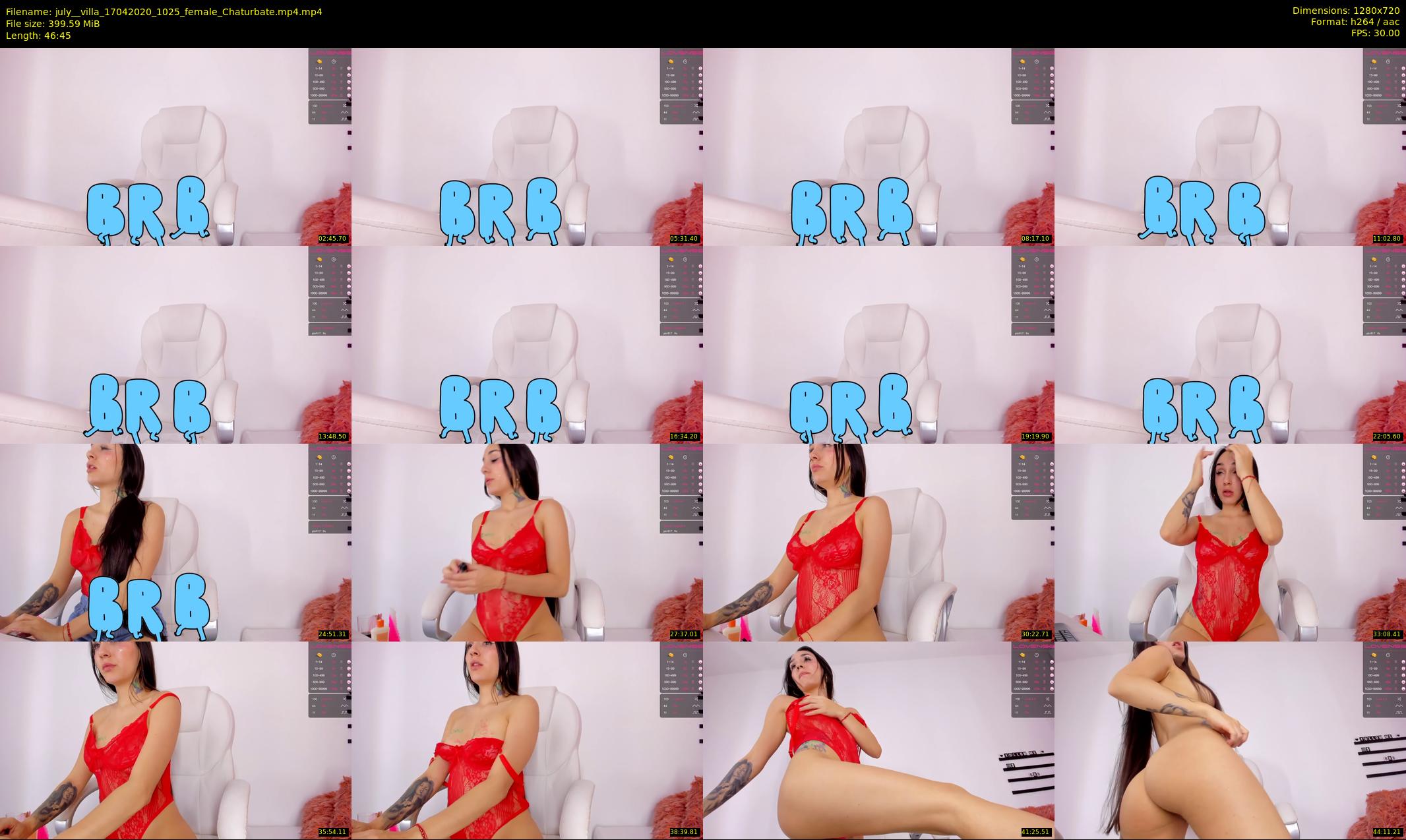 july__villa — 47 minute Chaturbate female cam show recording, 720p, Apr 17, 2020
