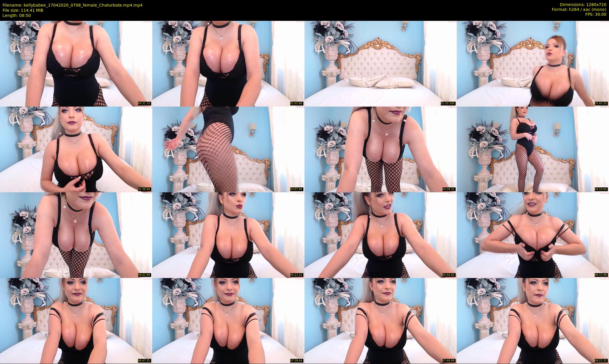 kellybabee — 9 minute Chaturbate female cam show recording, 720p, Apr 17, 2020