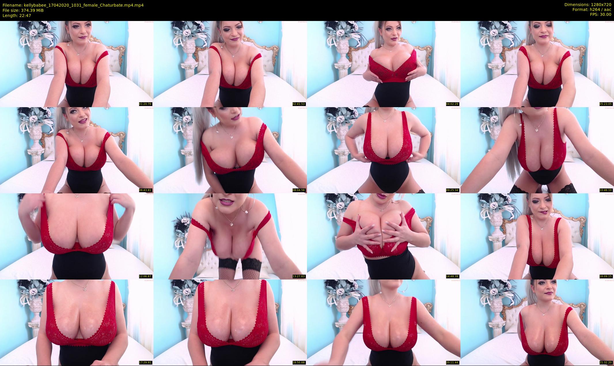 kellybabee — 23 minute Chaturbate female cam show recording, 720p, Apr 17, 2020