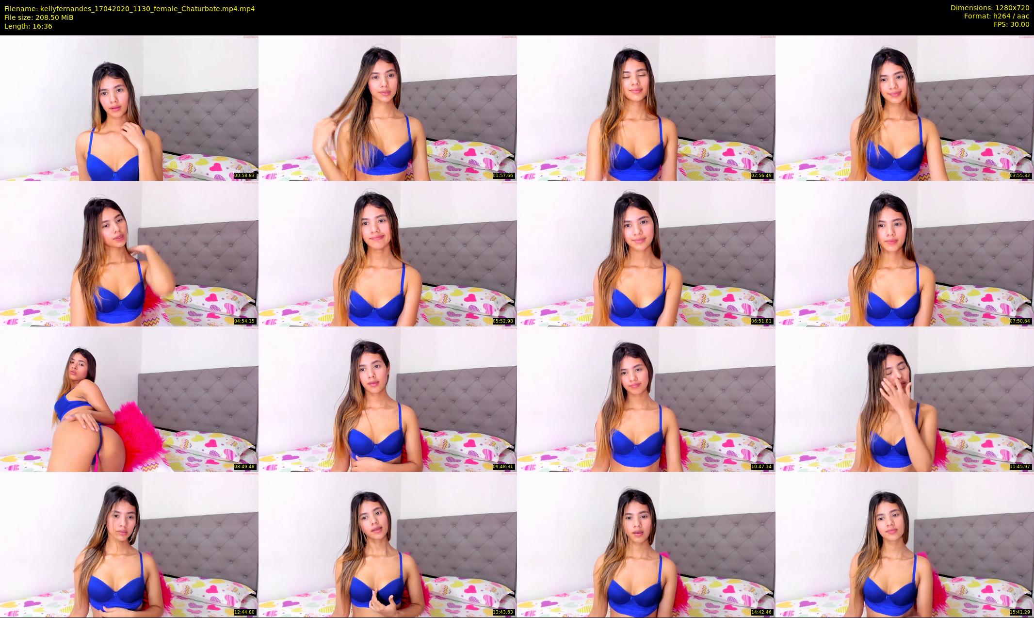 kellyfernandes — 17 minute Chaturbate female cam show recording, 720p, Apr 17, 2020