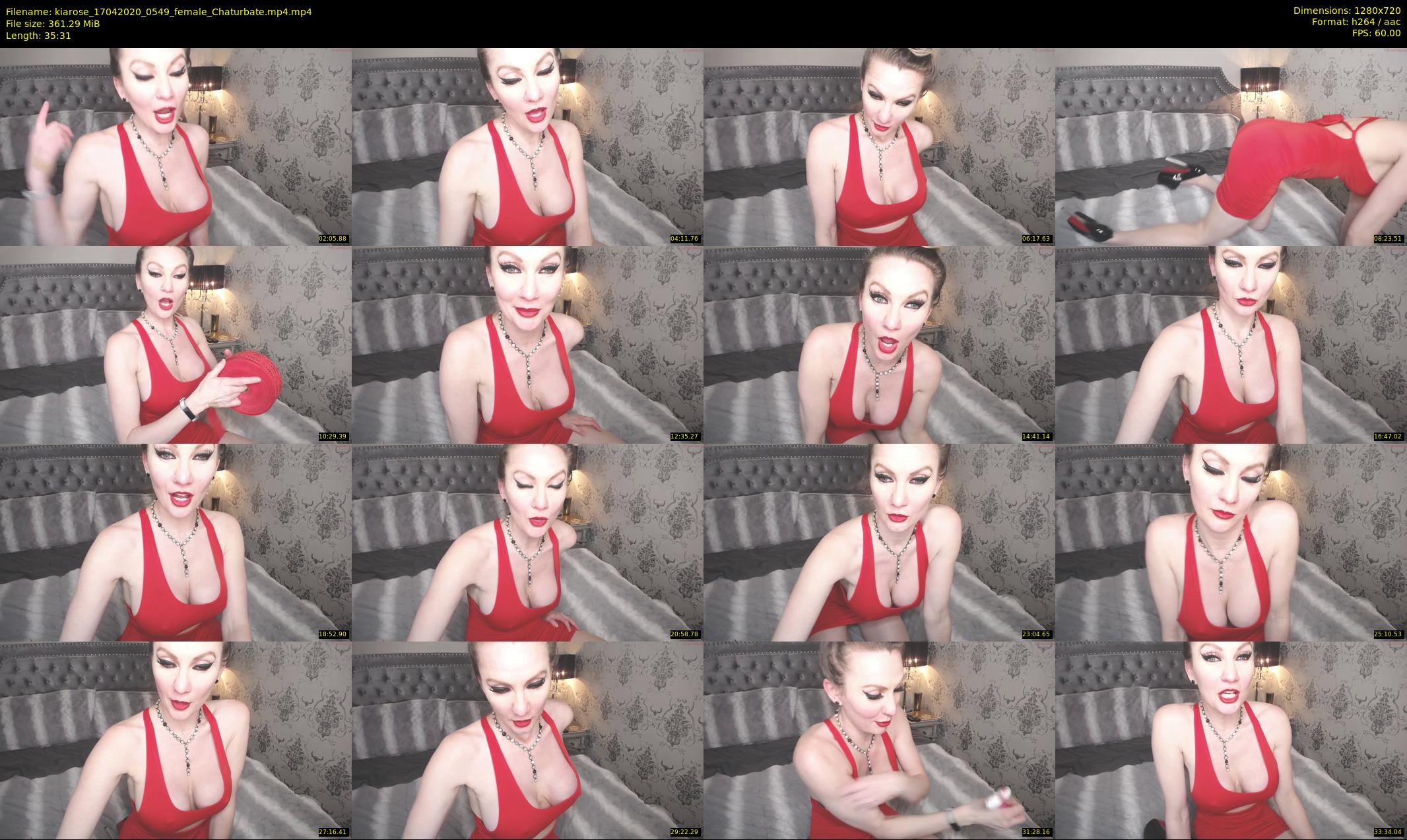 kiarose — 36 minute Chaturbate female cam show recording, 720p, Apr 17, 2020