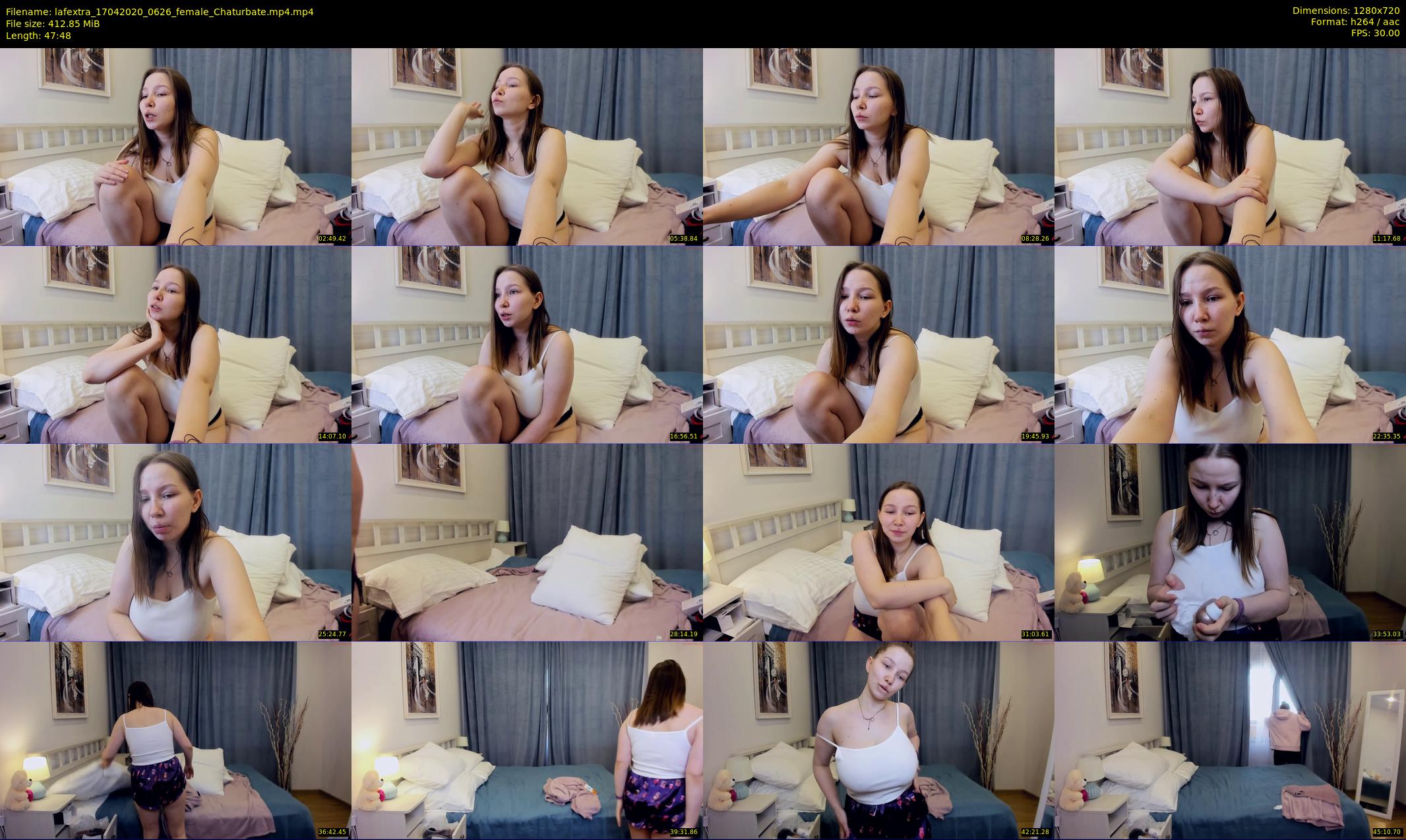lafextra — 48 minute Chaturbate female cam show recording, 720p, Apr 17, 2020
