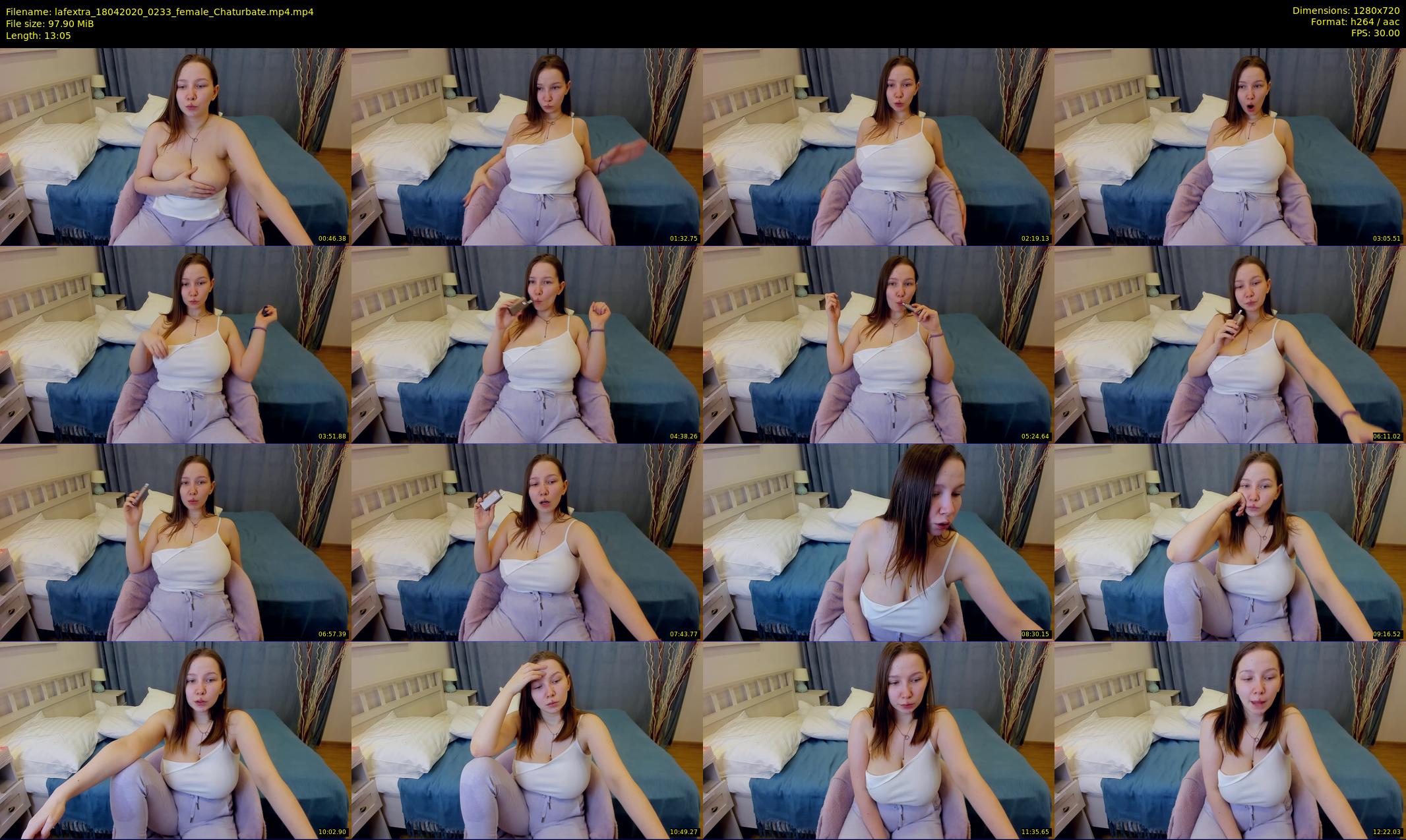 lafextra — 14 minute Chaturbate female cam show recording, 720p, Apr 18, 2020