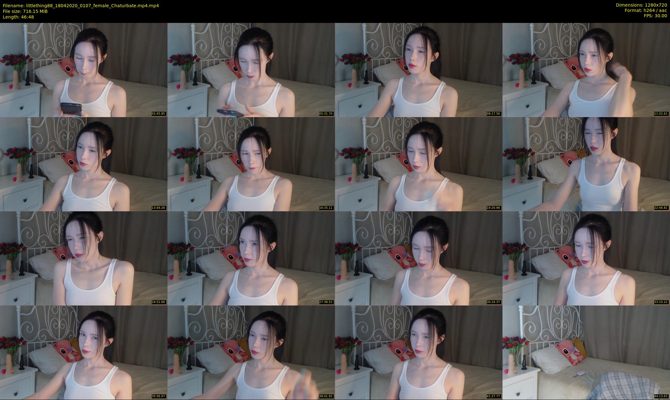 littlething88 — 47 minute Chaturbate female cam show recording, 720p, Apr 18, 2020