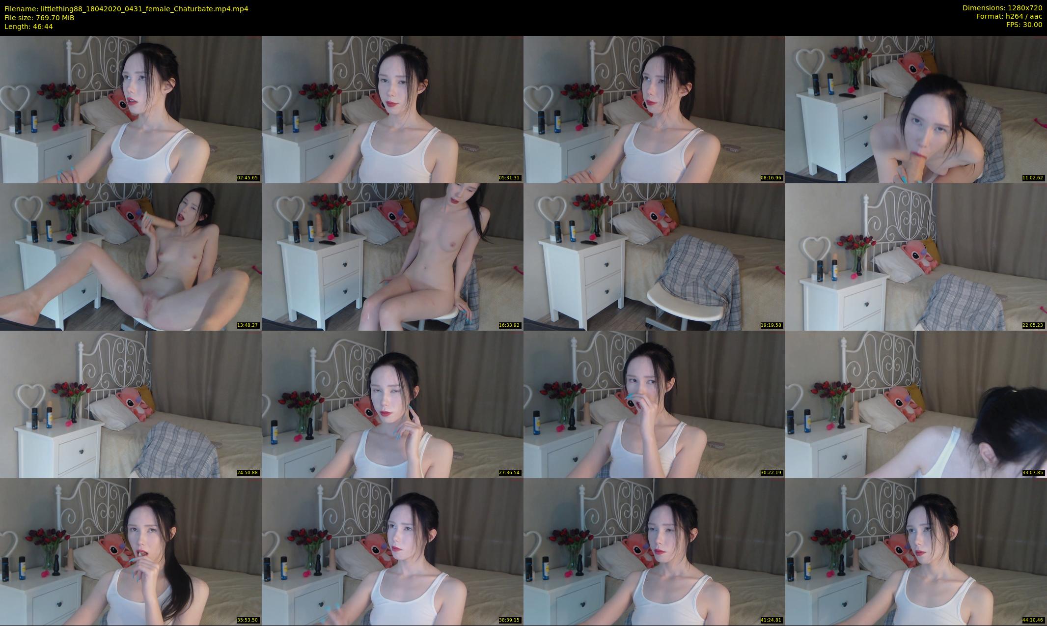 littlething88 — 47 minute Chaturbate female cam show recording, 720p, Apr 18, 2020