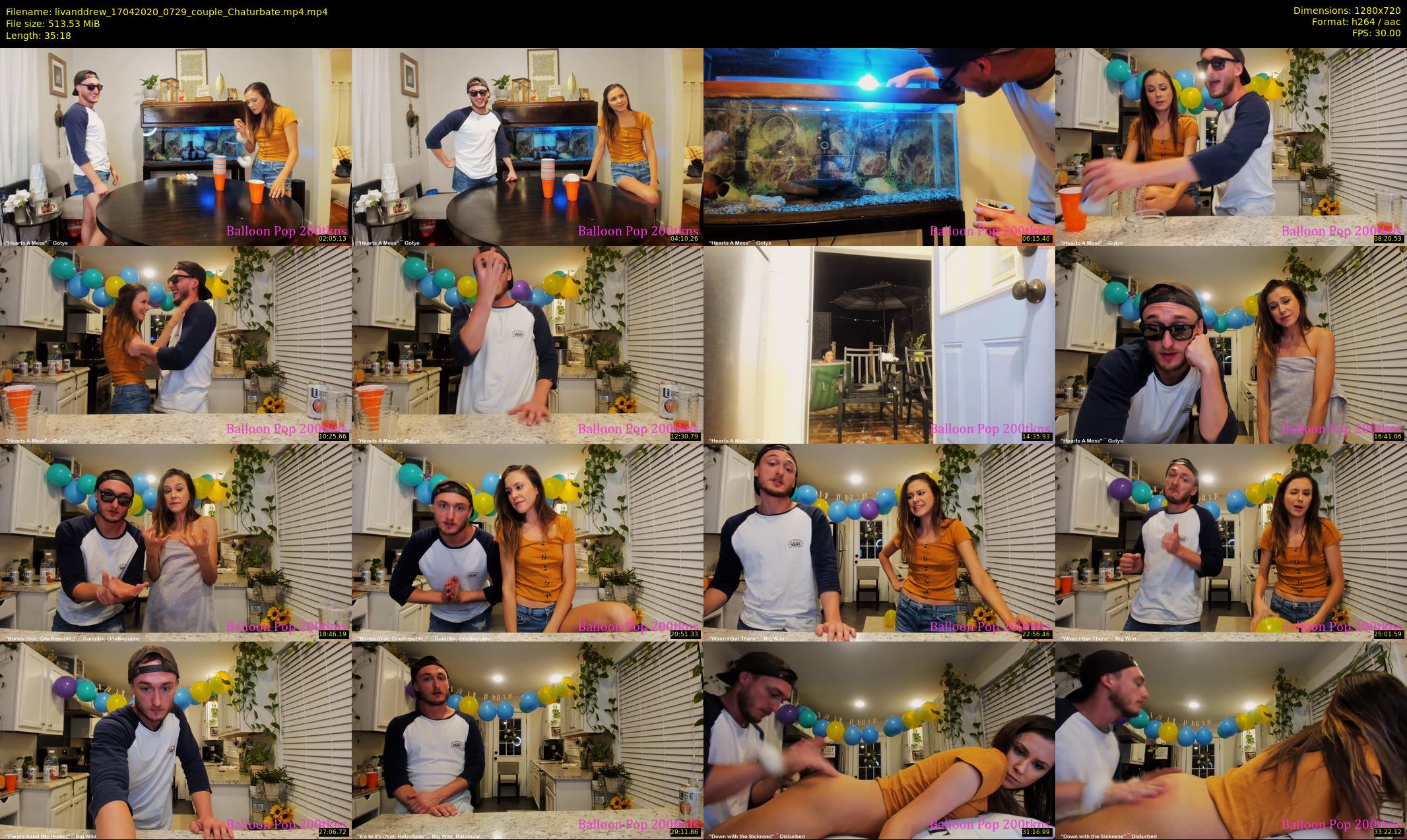 livanddrew — 36 minute Chaturbate couple cam show recording, 720p, Apr 17, 2020