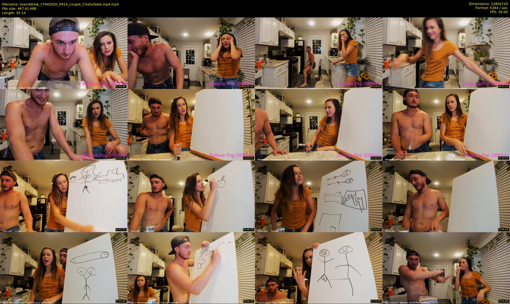 livanddrew — 36 minute Chaturbate couple cam show recording, 720p, Apr 17, 2020