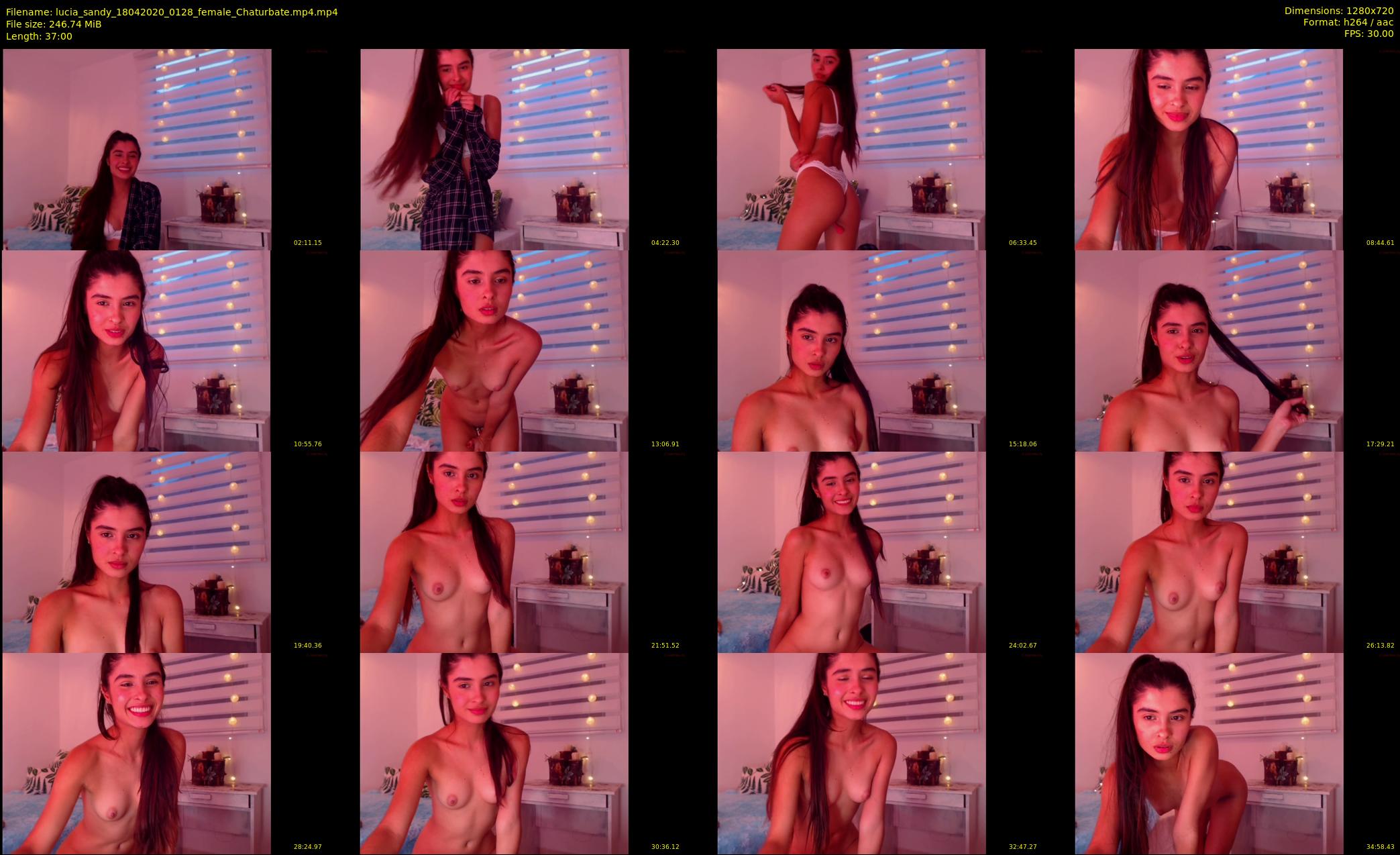 lucia_sandy — 37 minute Chaturbate female cam show recording, 720p, Apr 18, 2020