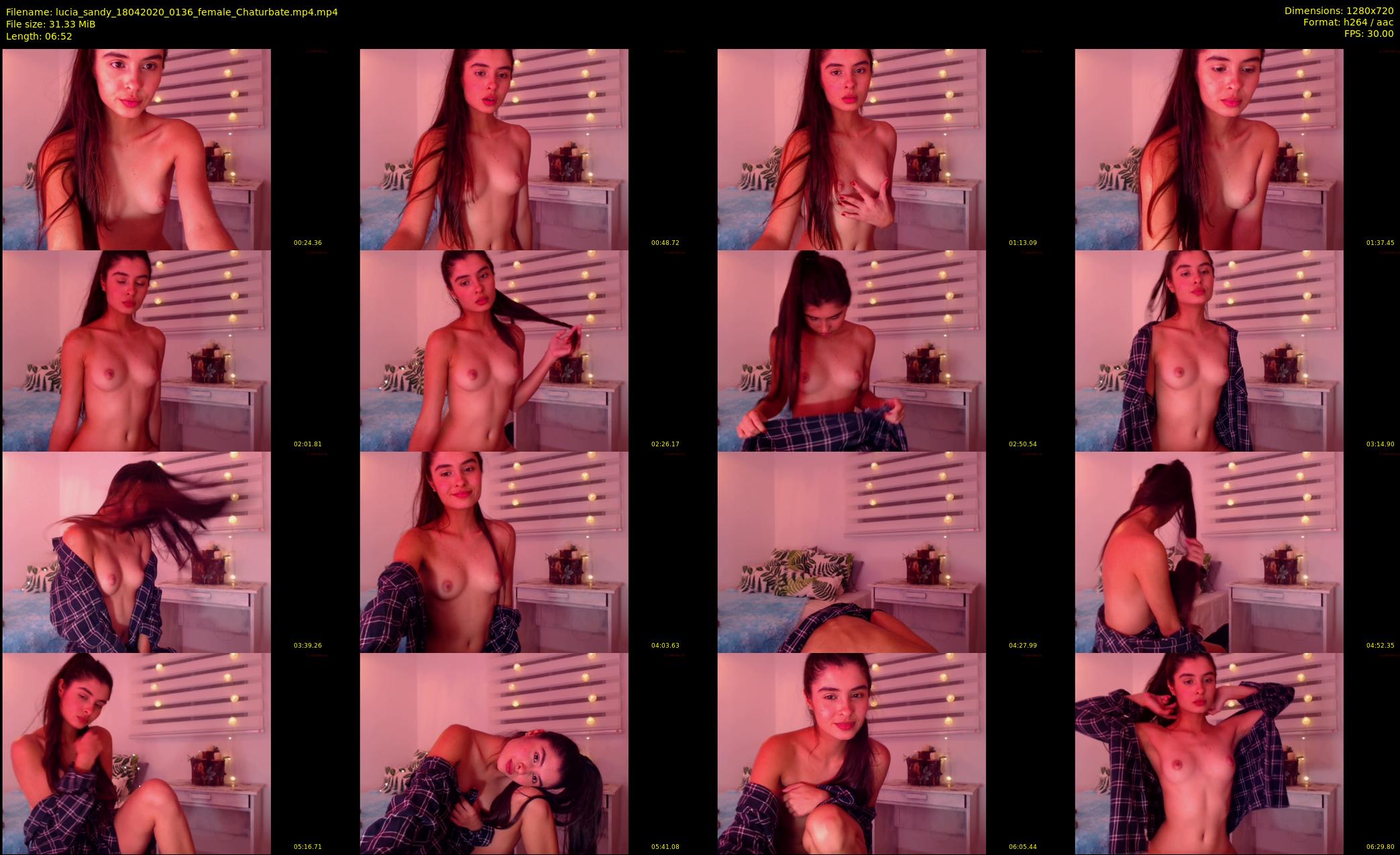 lucia_sandy — 7 minute Chaturbate female cam show recording, 720p, Apr 18, 2020