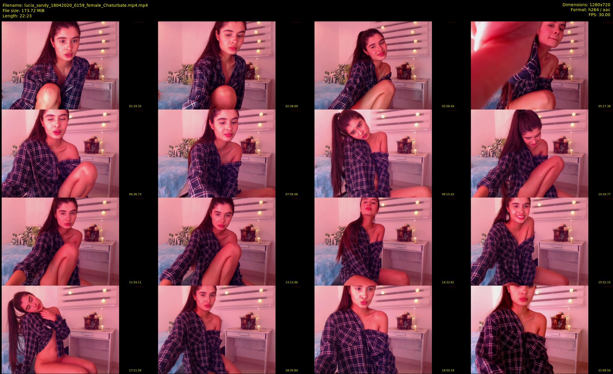 lucia_sandy — 23 minute Chaturbate female cam show recording, 720p, Apr 18, 2020