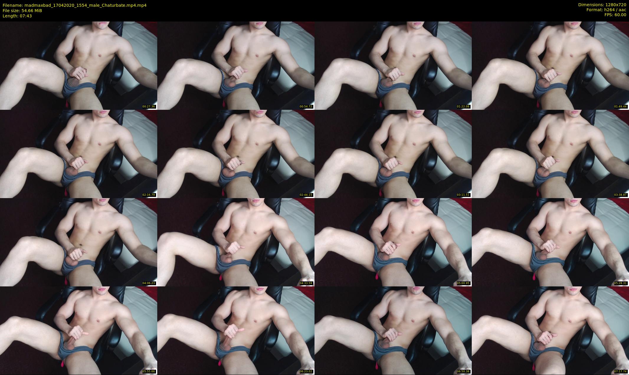 madmaxbad — 8 minute Chaturbate male cam show recording, 720p, Apr 17, 2020