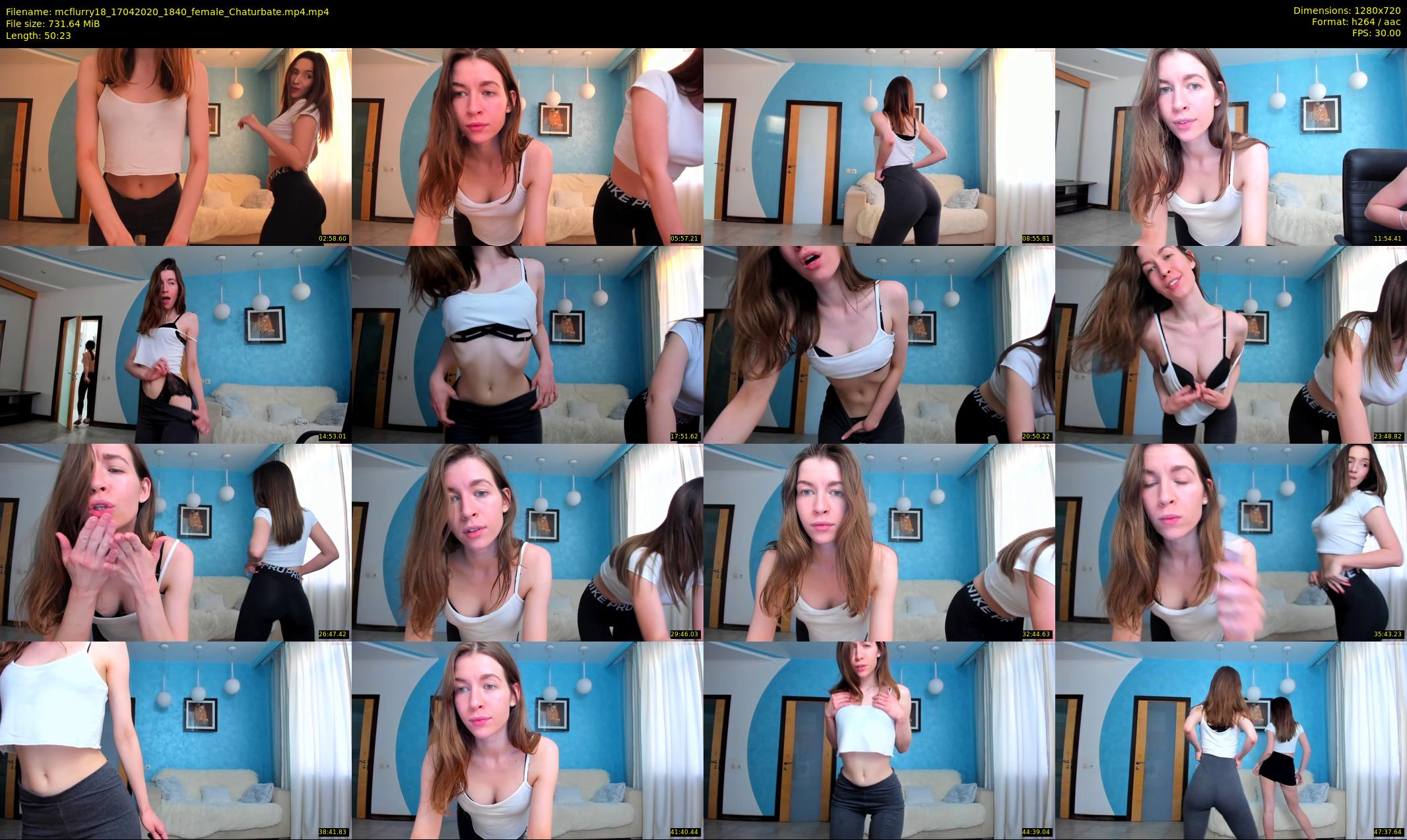 mcflurry18 — 51 minute Chaturbate female cam show recording, 720p, Apr 17, 2020