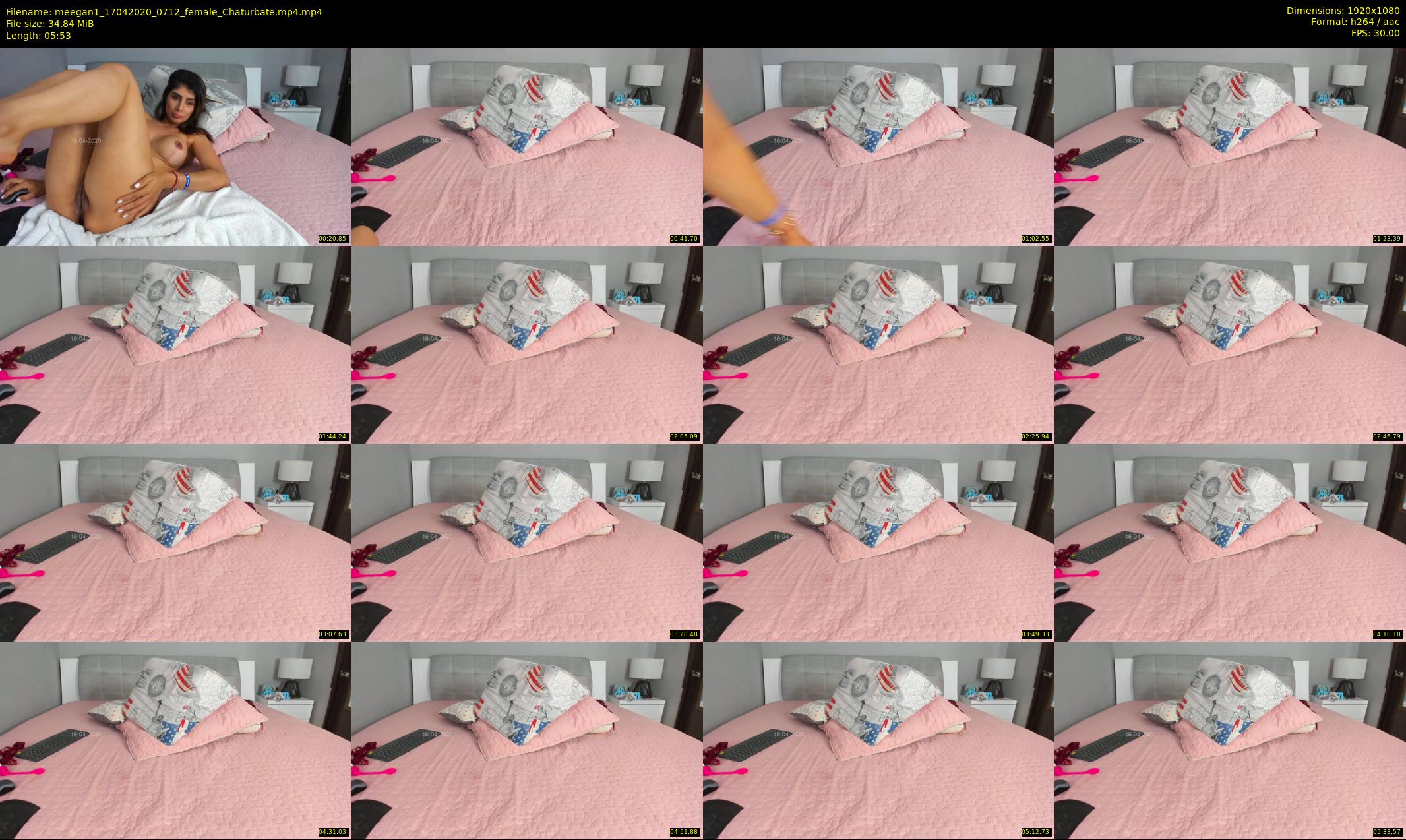 meegan1 — 6 minute Chaturbate female cam show recording, 1080p, Apr 17, 2020