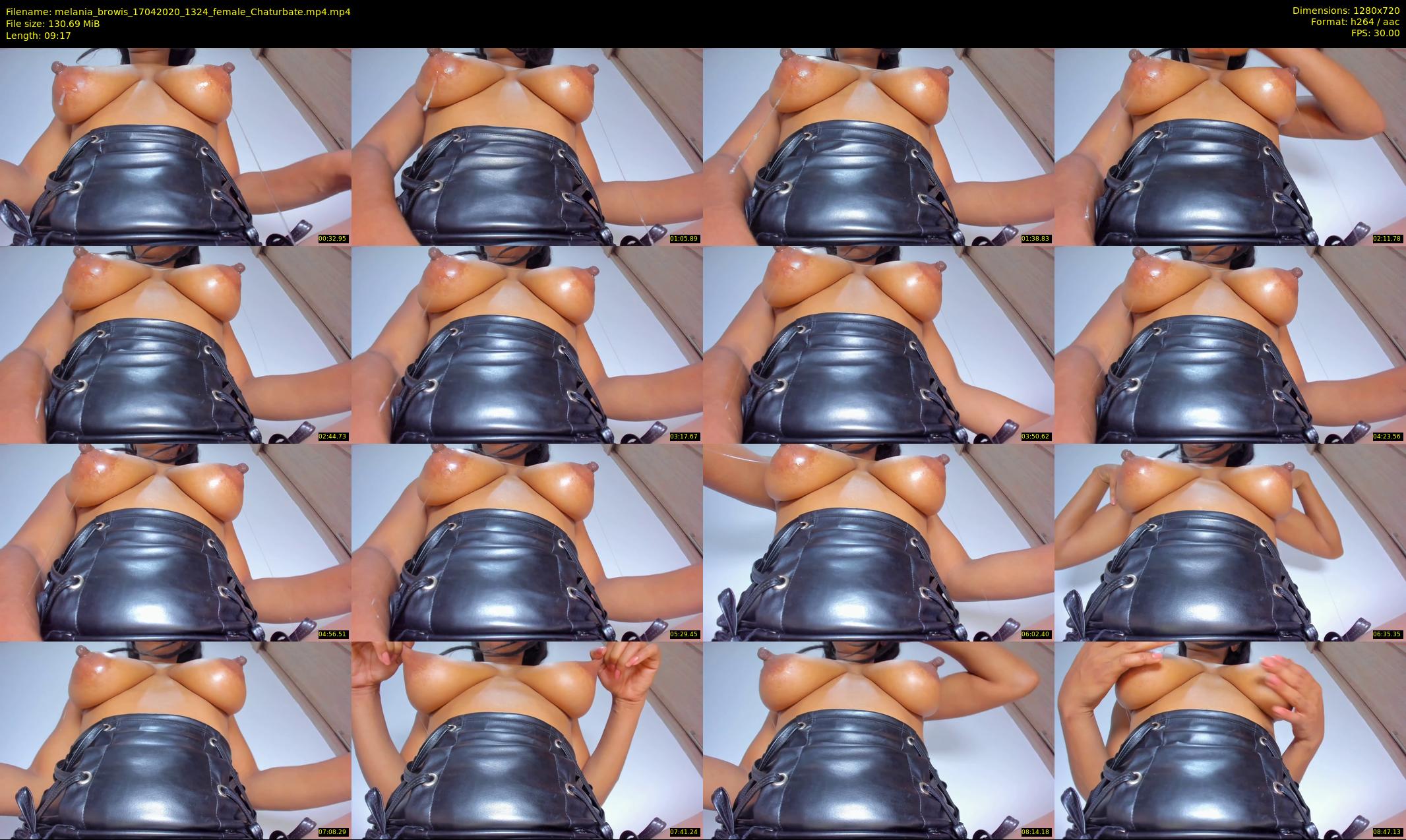 melania_browis — 10 minute Chaturbate female cam show recording, 720p, Apr 17, 2020