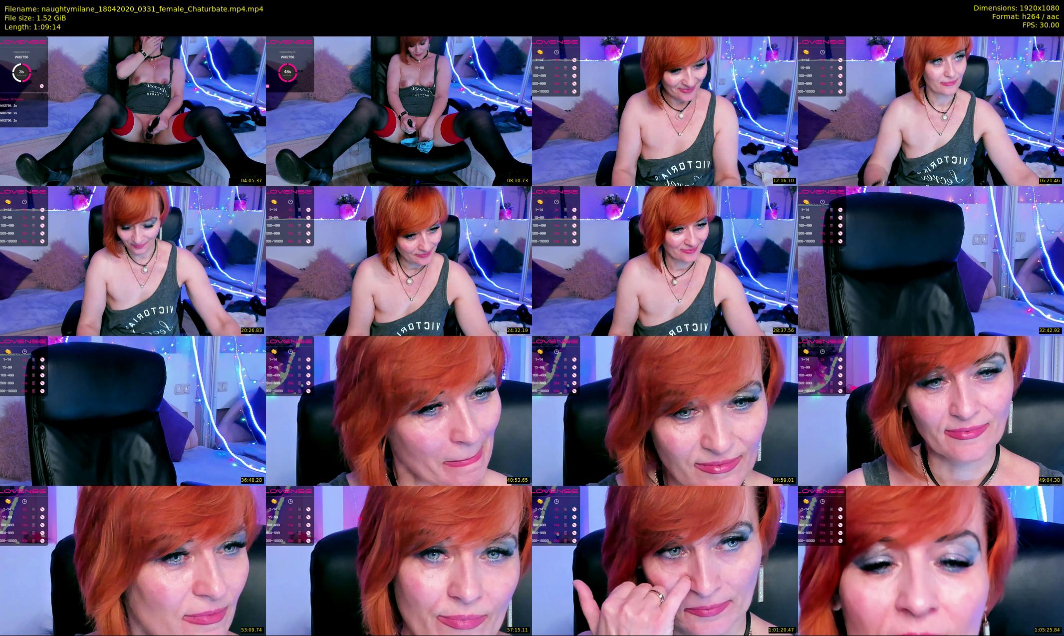 naughtymilane — 70 minute Chaturbate female cam show recording, 1080p, Apr 18, 2020