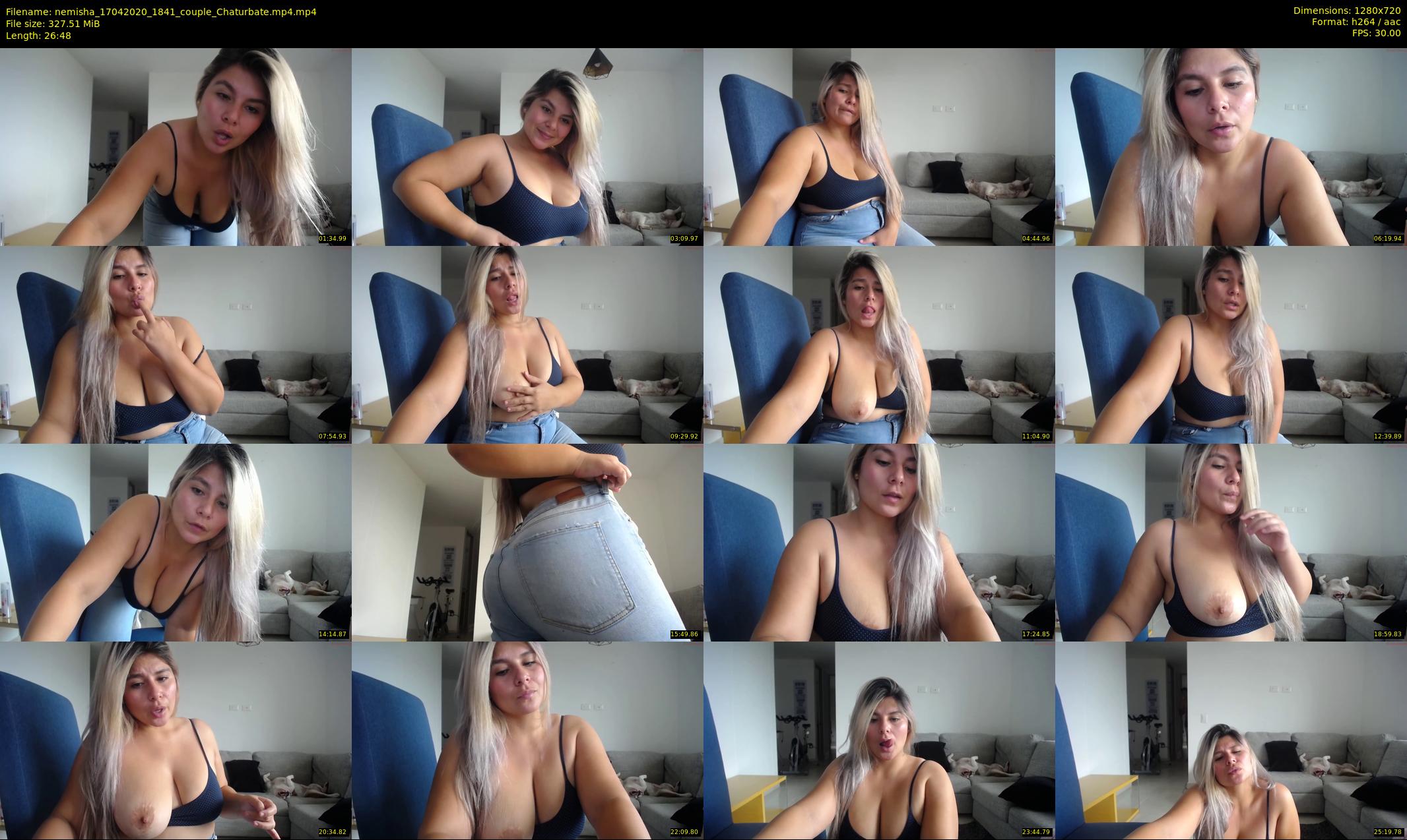nemisha — 27 minute Chaturbate female cam show recording, 720p, Apr 17, 2020