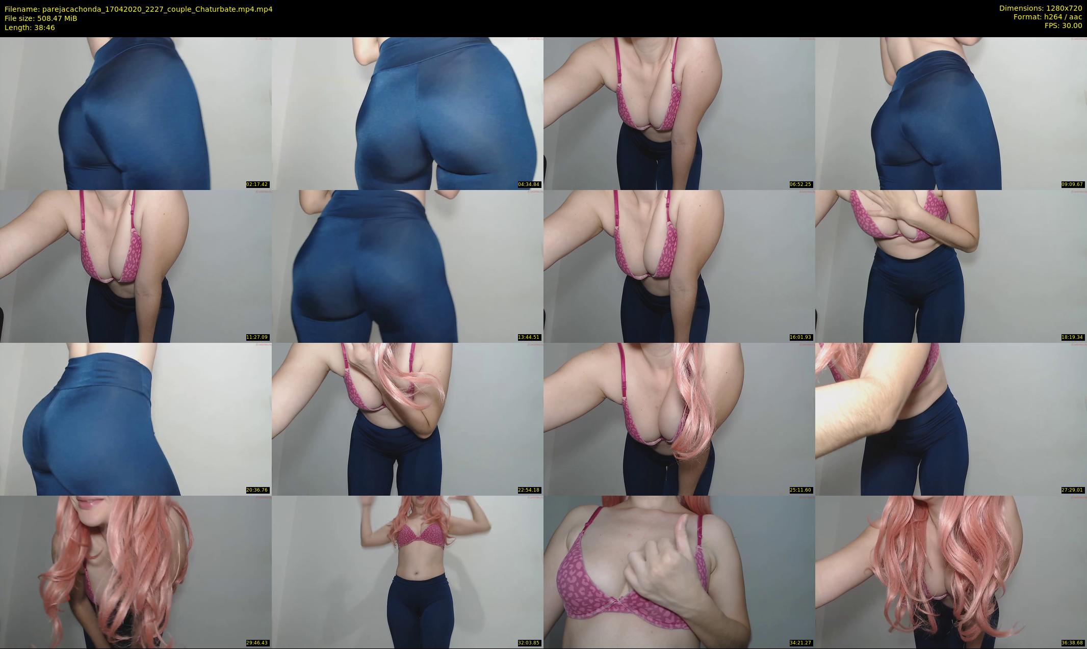 parejacachonda — 39 minute Chaturbate couple cam show recording, 720p, Apr 17, 2020