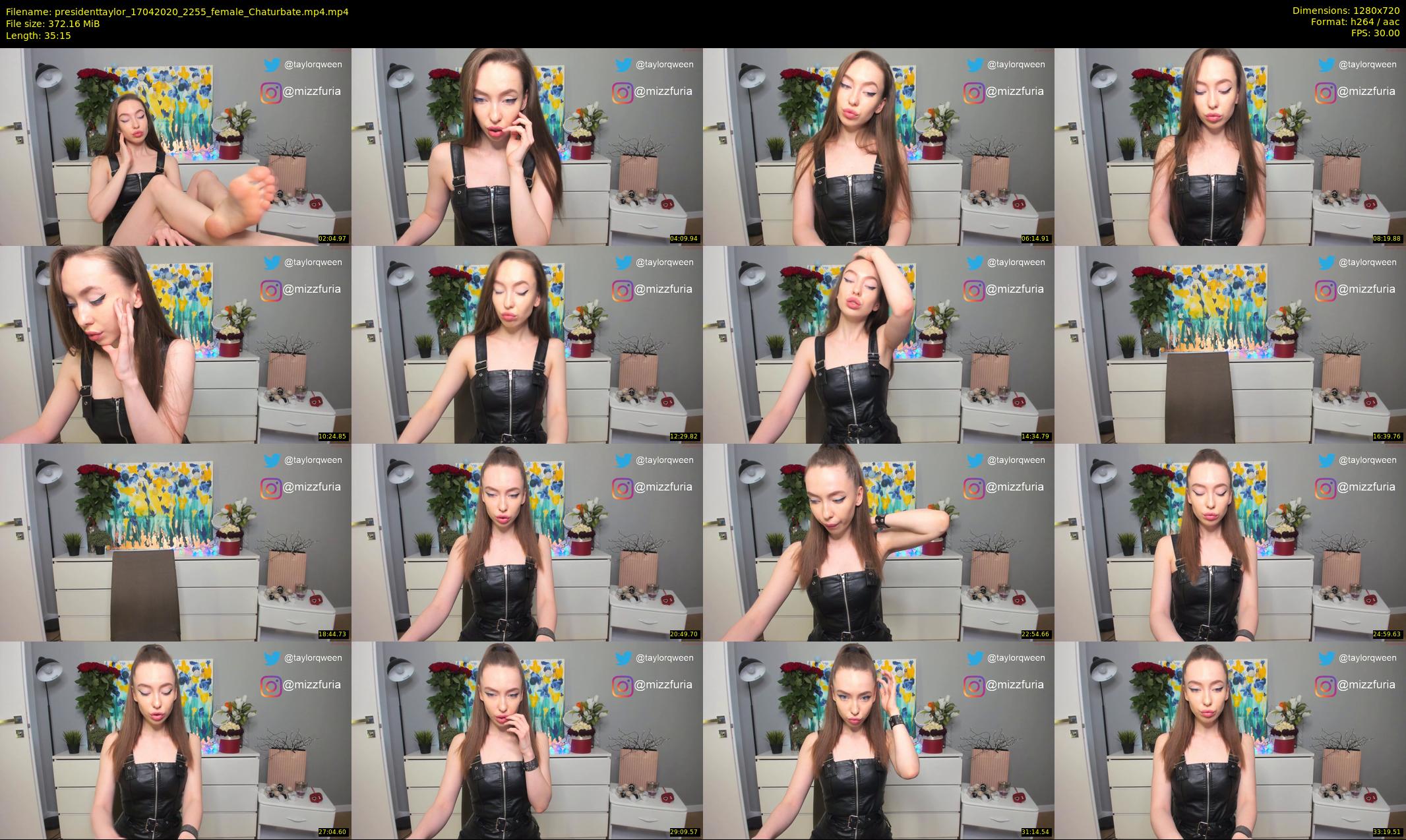 presidenttaylor — 36 minute Chaturbate female cam show recording, 720p, Apr 17, 2020