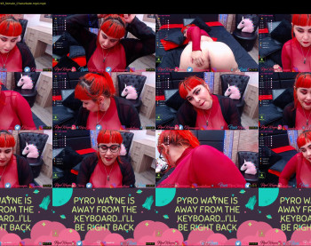 pyrowayne — 54 minute Chaturbate female cam show recording, 720p, Apr 18, 2020