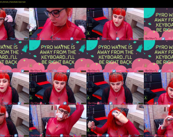 pyrowayne — 54 minute Chaturbate female cam show recording, 720p, Apr 18, 2020