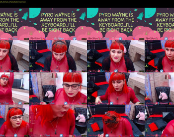 pyrowayne — 54 minute Chaturbate female cam show recording, 720p, Apr 18, 2020