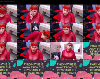 pyrowayne — 14 minute Chaturbate female cam show recording, 720p, Apr 18, 2020