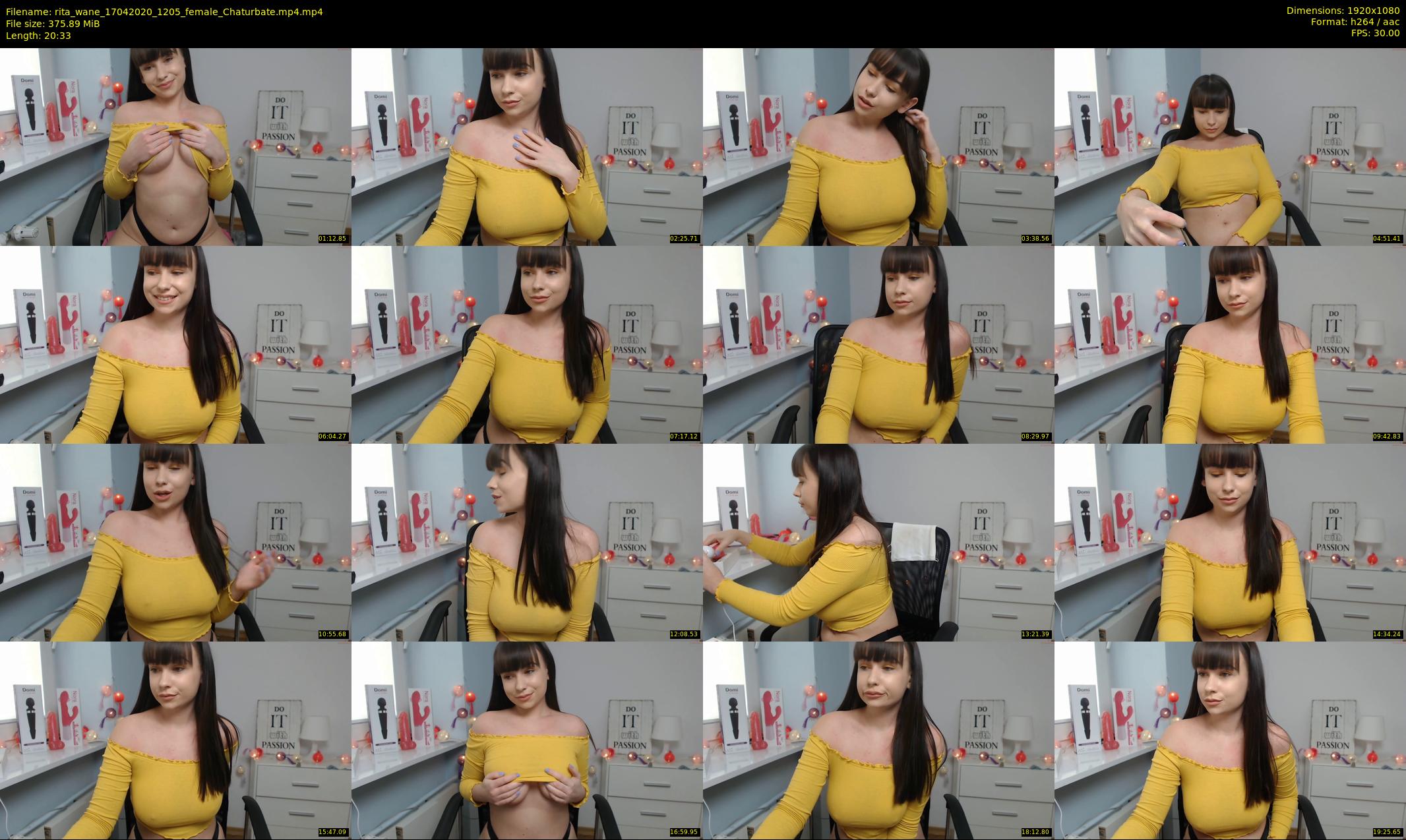 rita_wane — 21 minute Chaturbate female cam show recording, 1080p, Apr 17, 2020