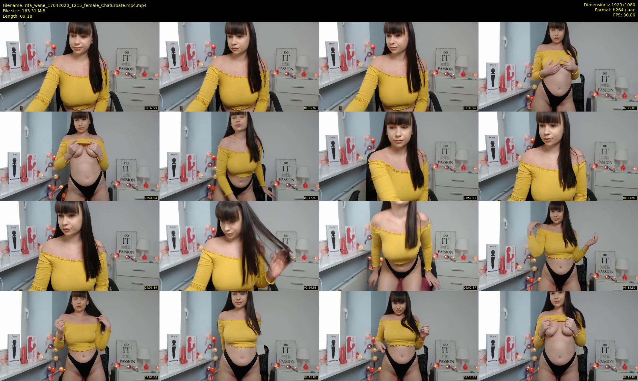 rita_wane — 10 minute Chaturbate female cam show recording, 1080p, Apr 17, 2020