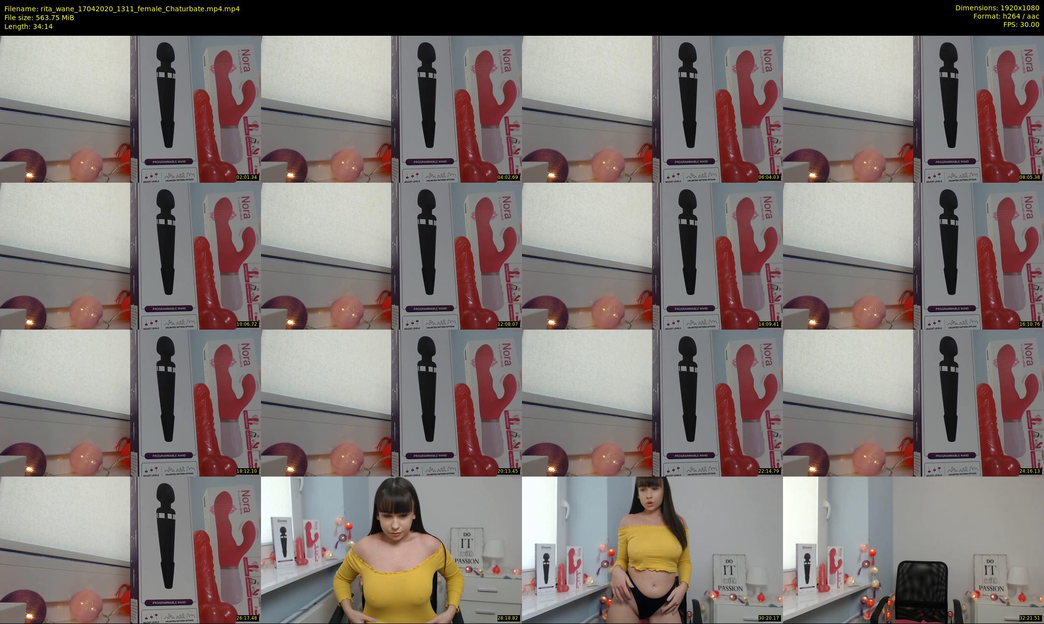 rita_wane — 35 minute Chaturbate female cam show recording, 1080p, Apr 17, 2020