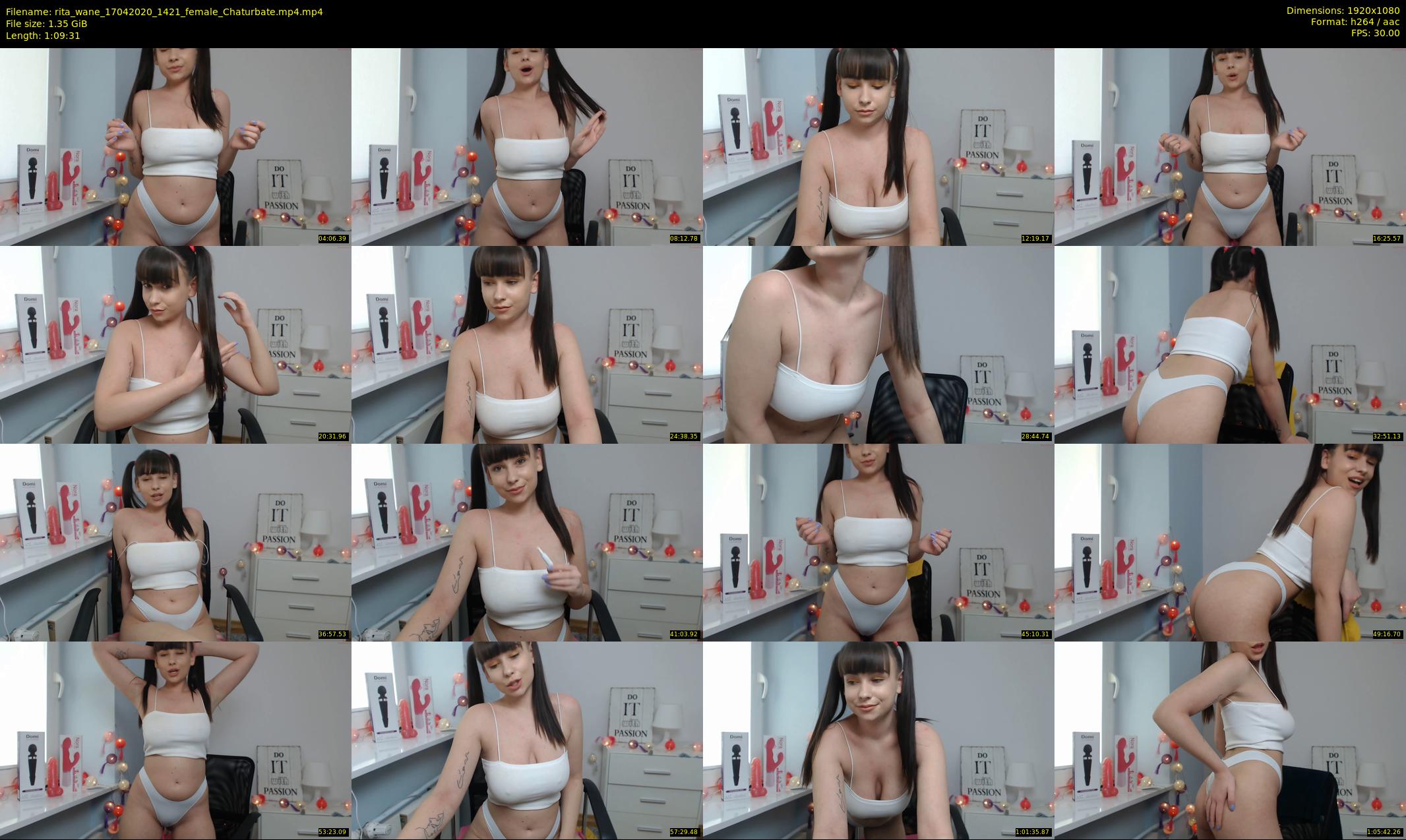 rita_wane — 70 minute Chaturbate female cam show recording, 1080p, Apr 17, 2020