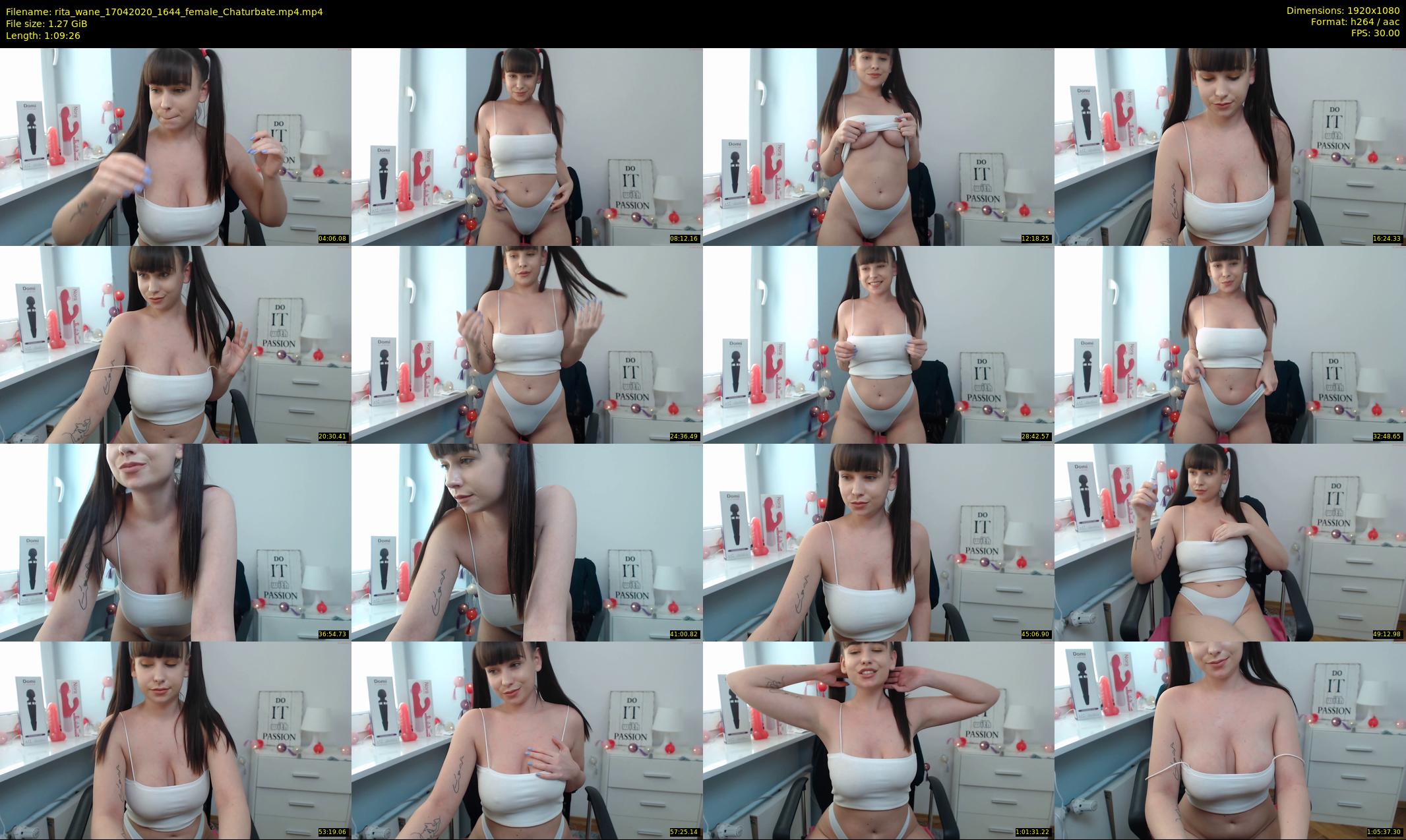 rita_wane — 70 minute Chaturbate female cam show recording, 1080p, Apr 17, 2020